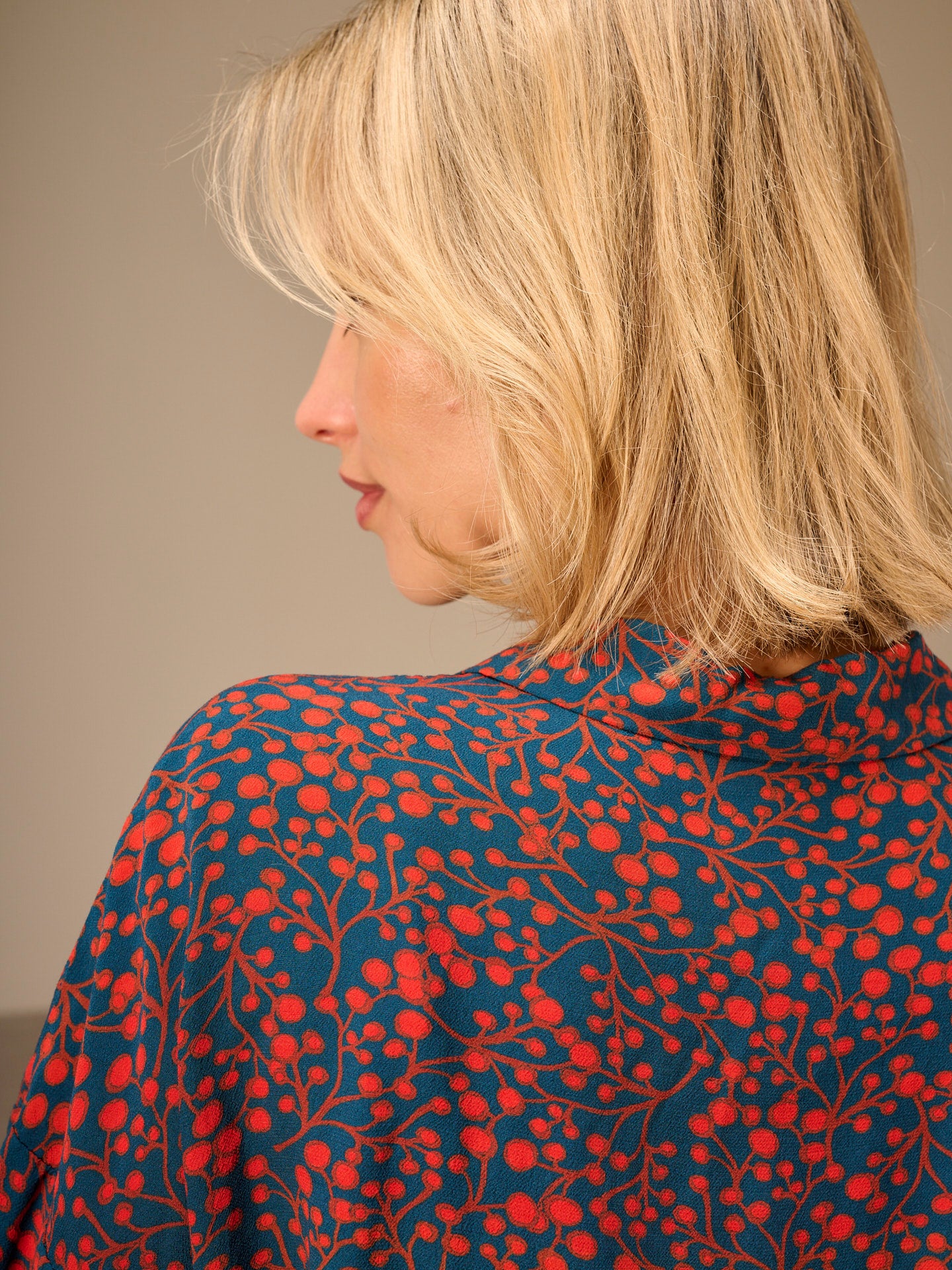 Blusa con maniche a 3/4