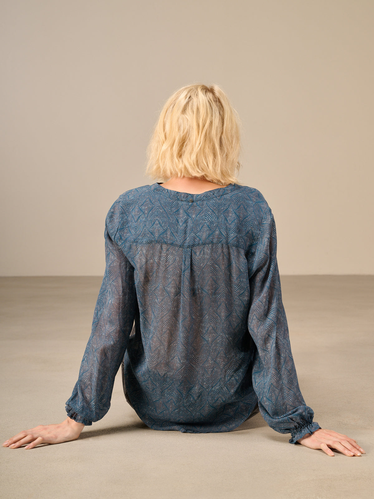 V-neck blouse