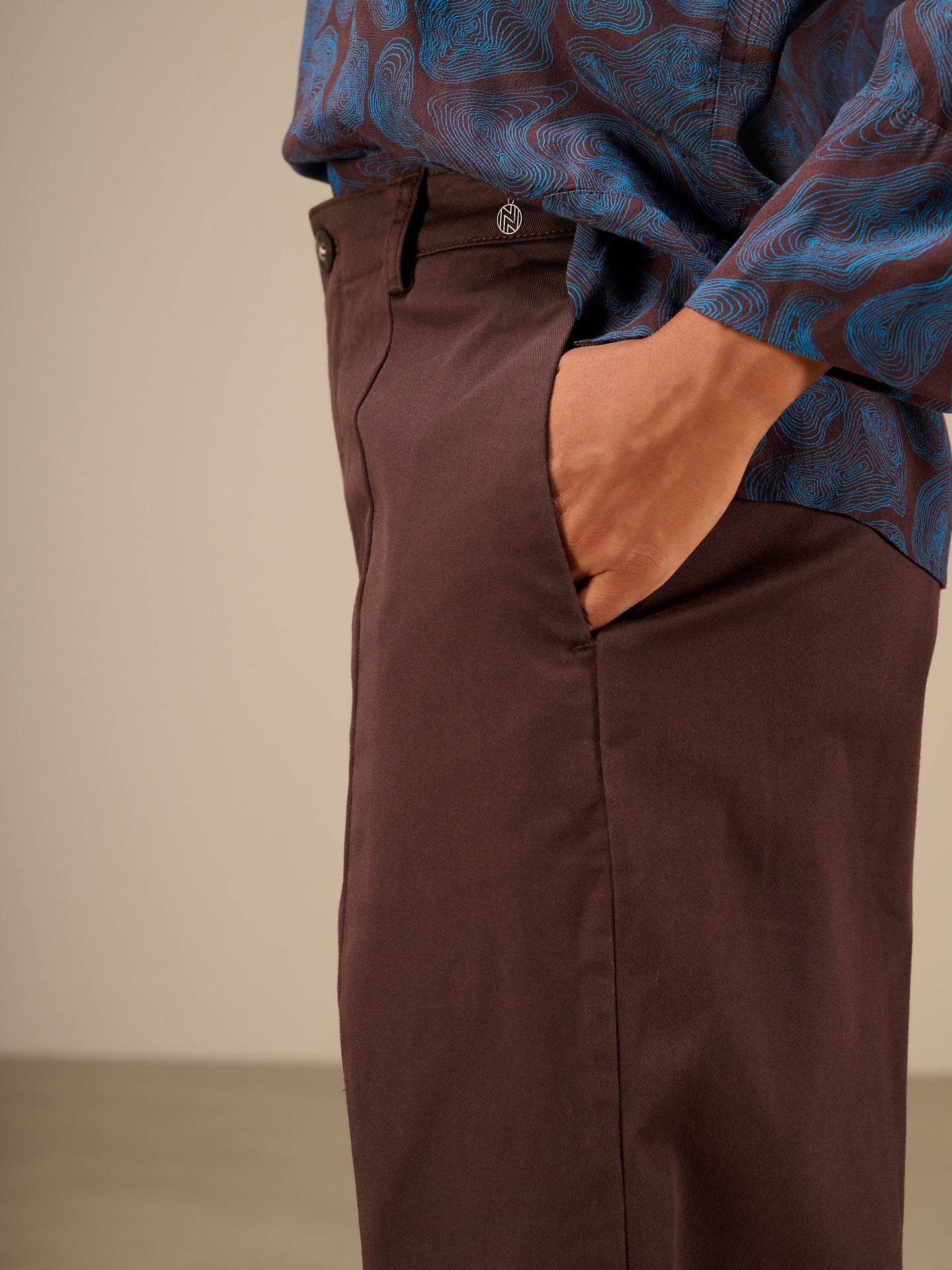 Hose mit Bundfalten