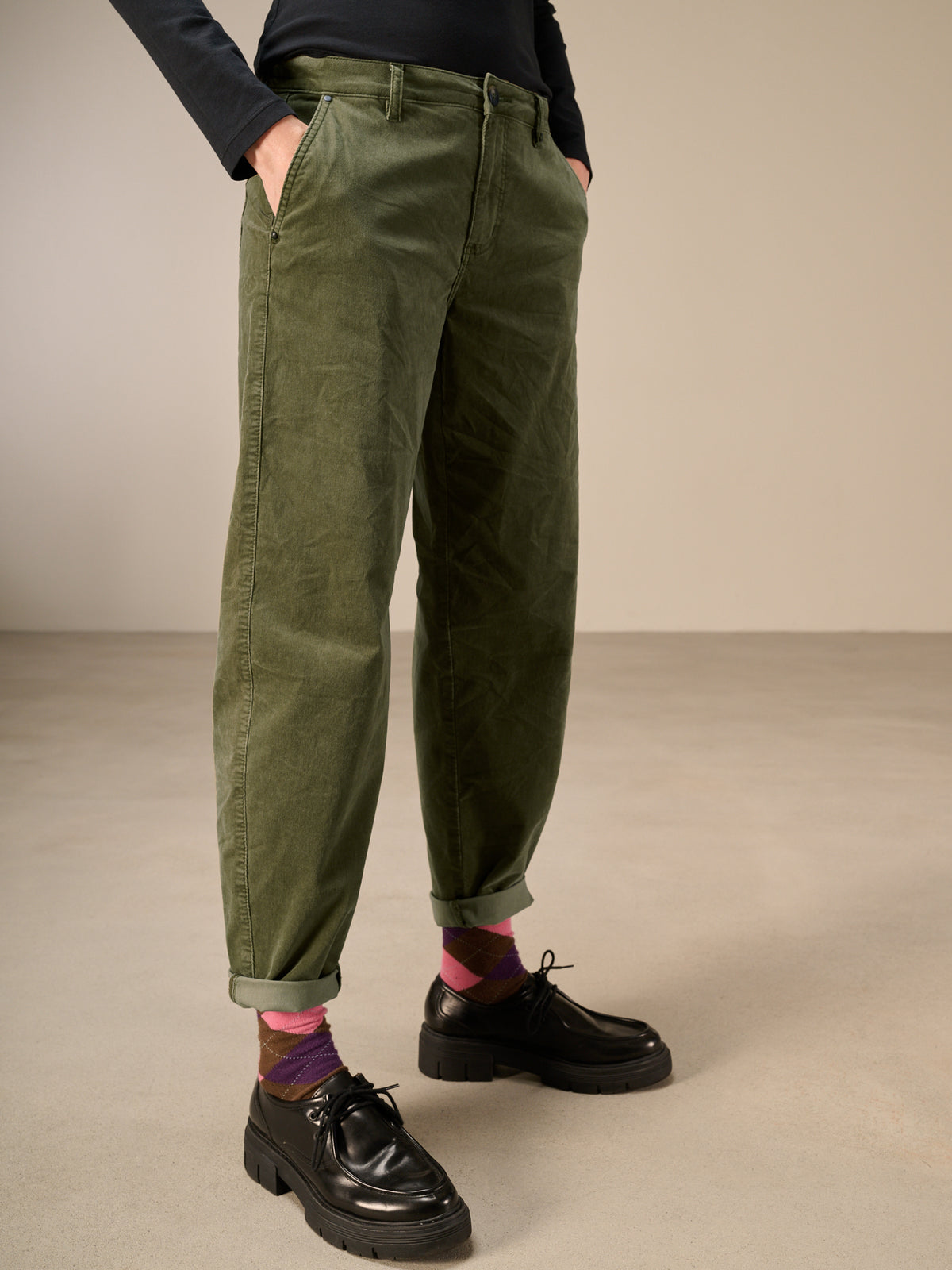 pantalon barrel