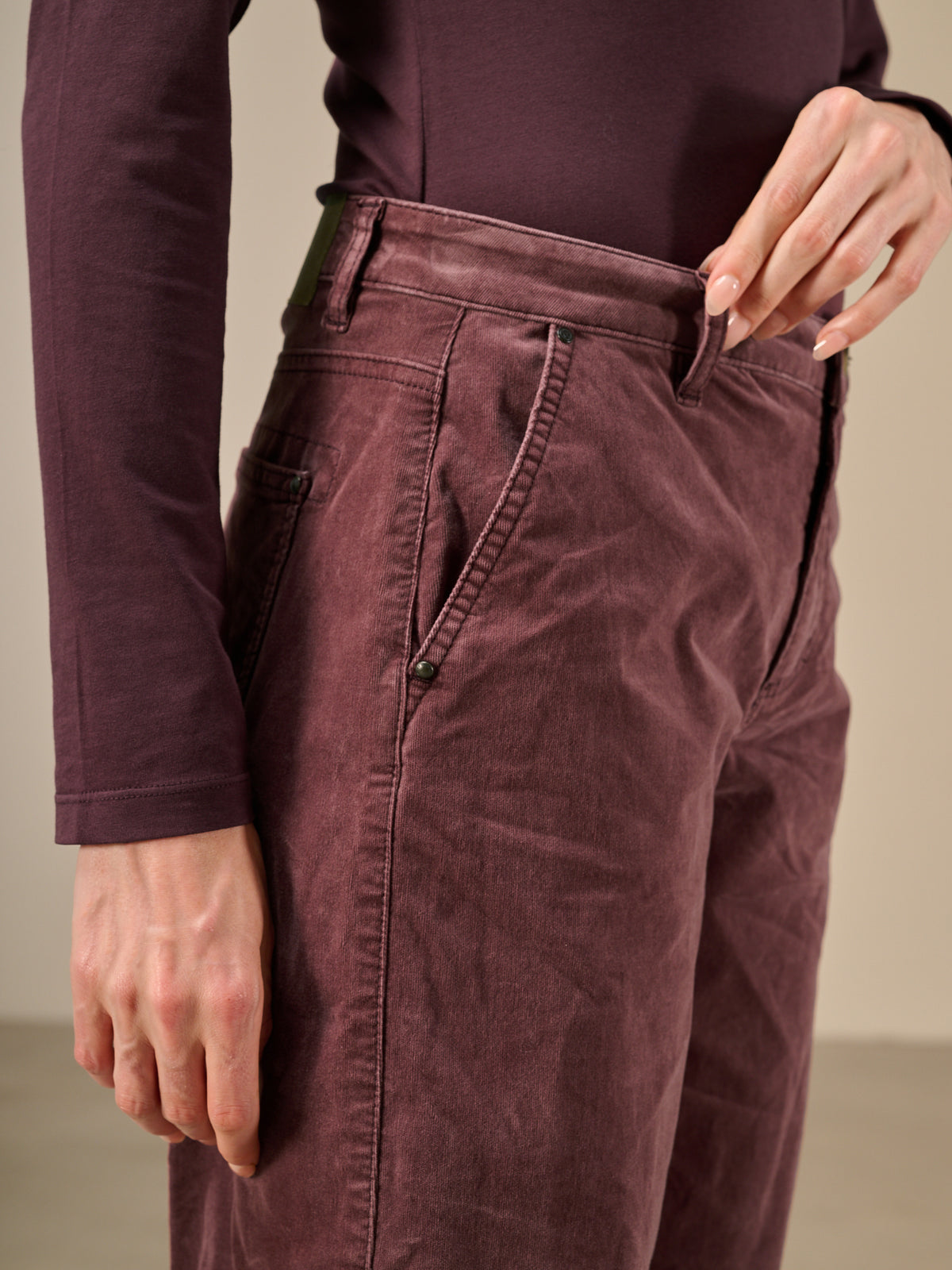 pantalon barrel