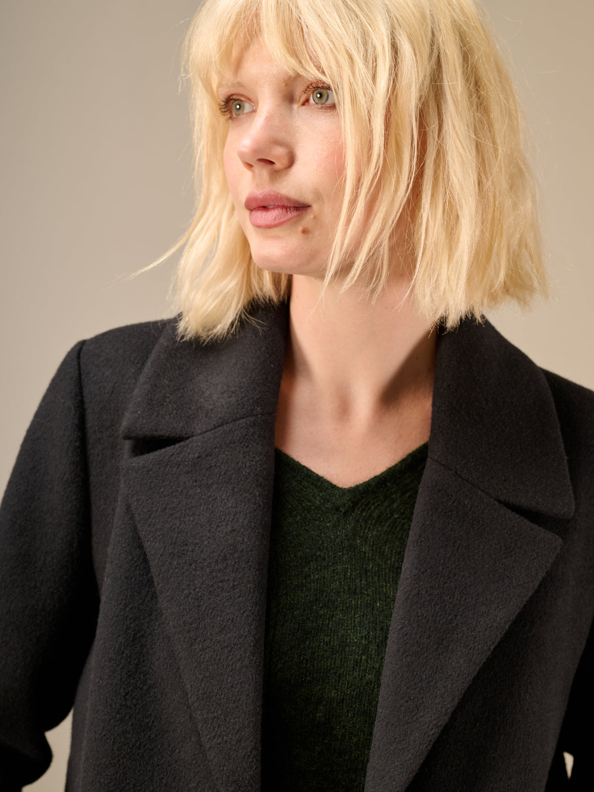 veste avec col à revers