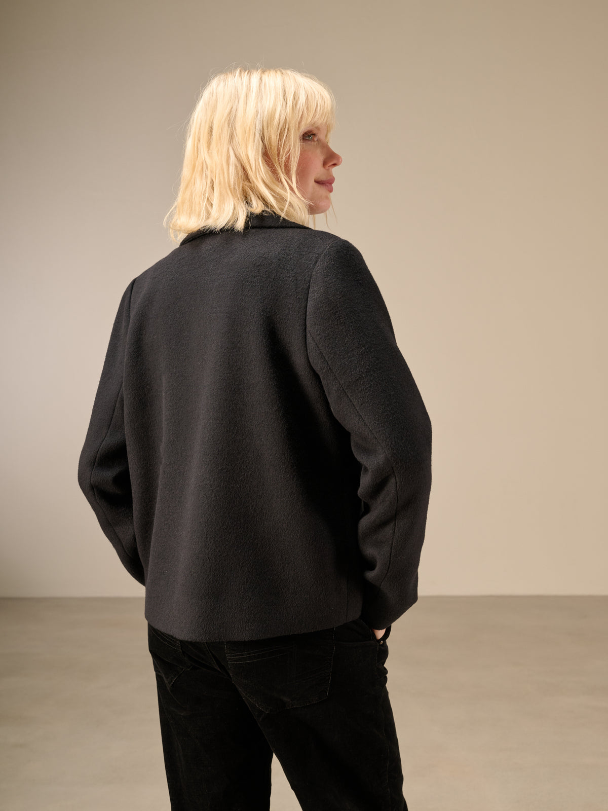 veste avec col à revers