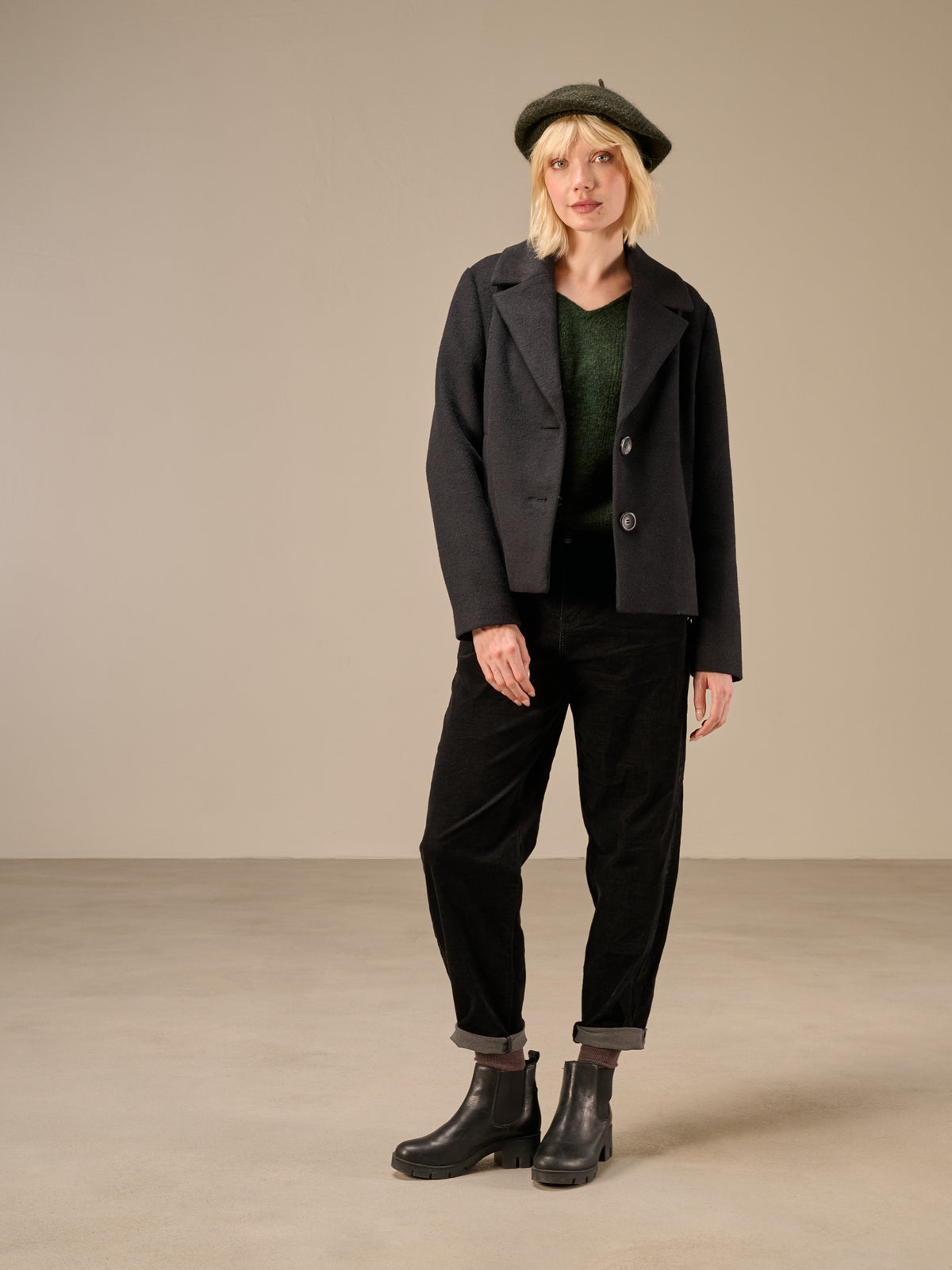 veste avec col à revers