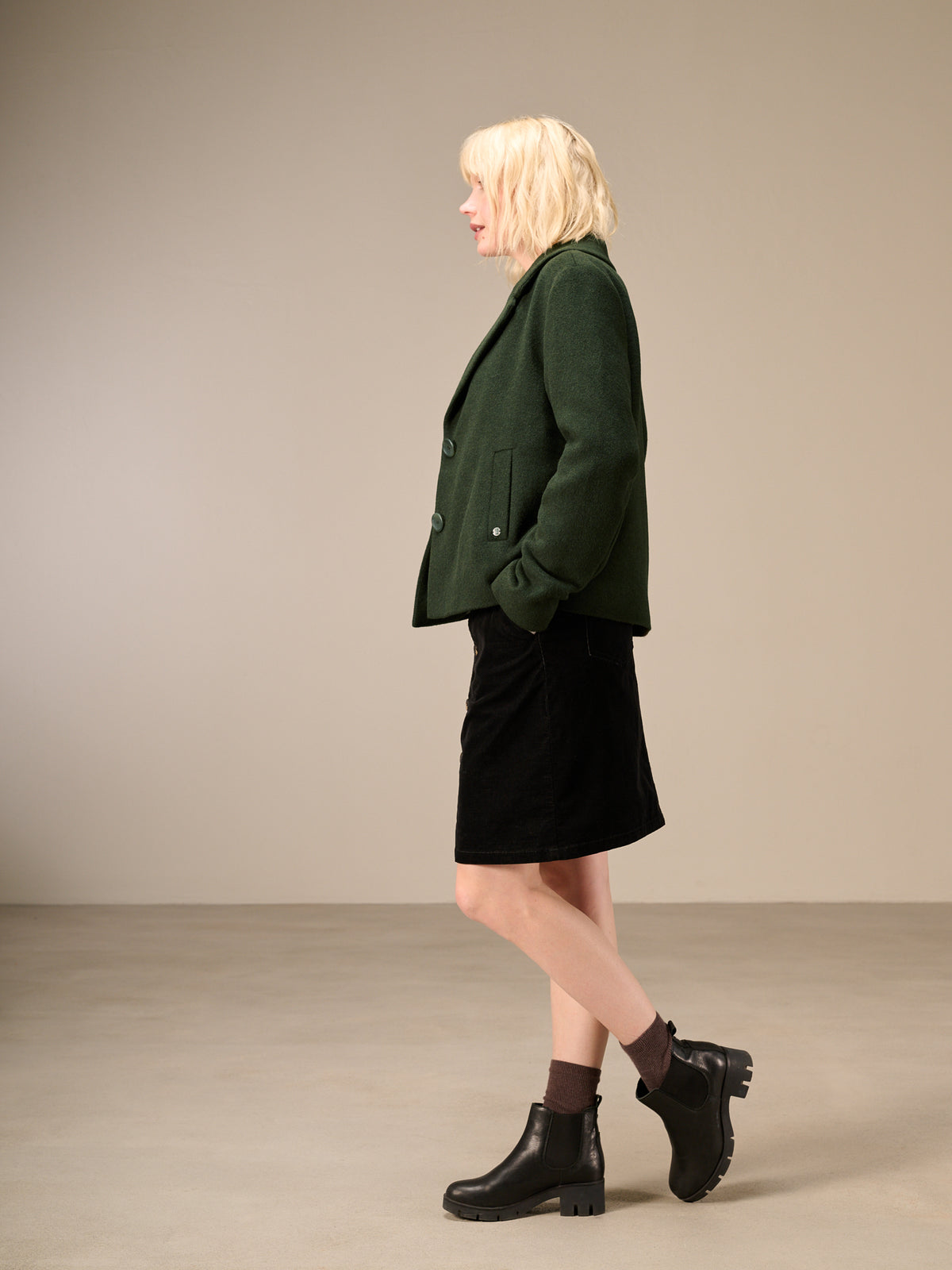 veste avec col à revers