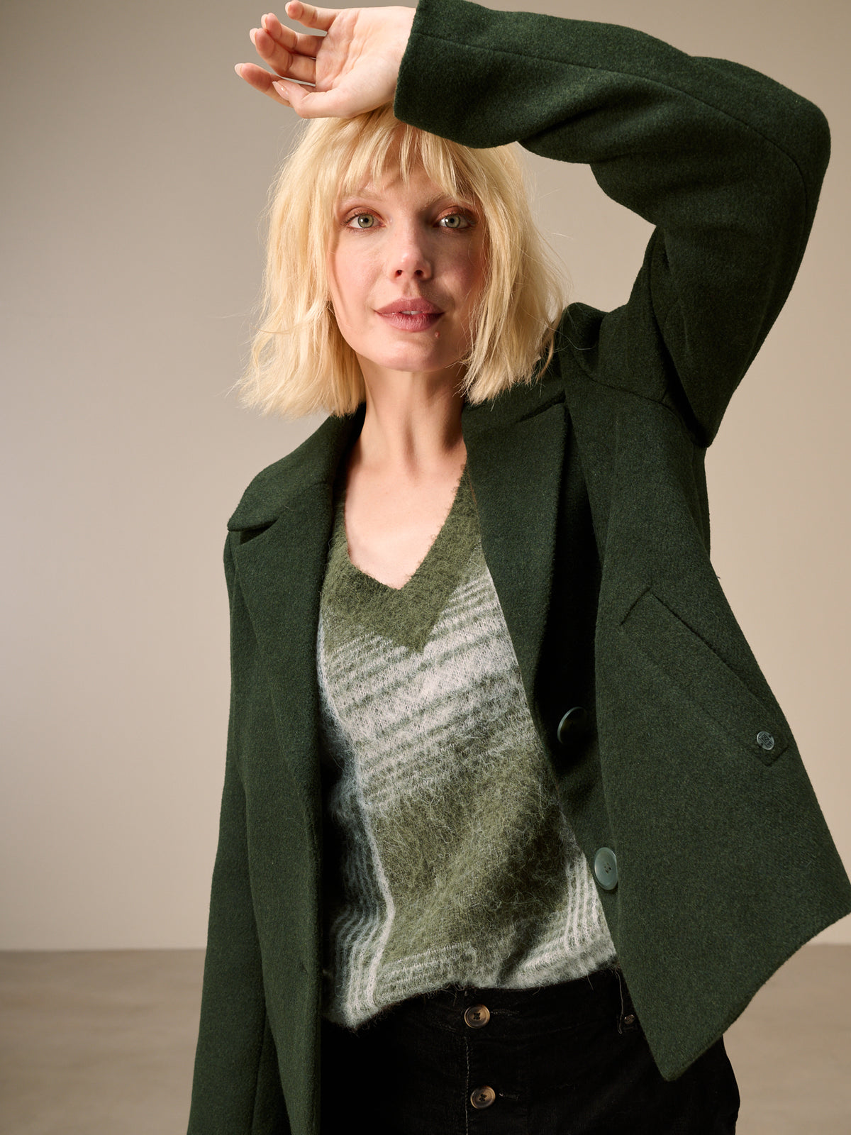 veste avec col à revers