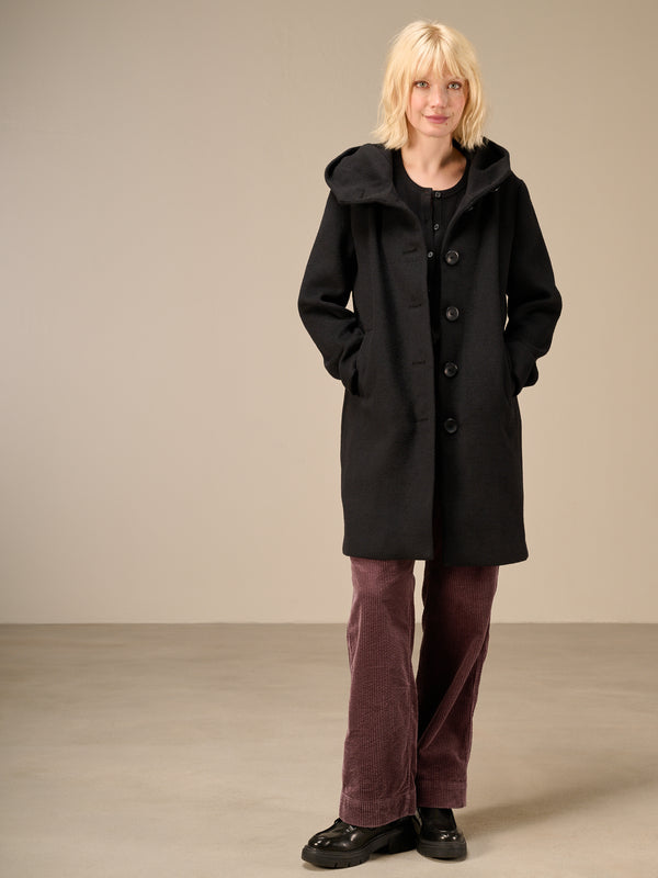 manteau à capuche