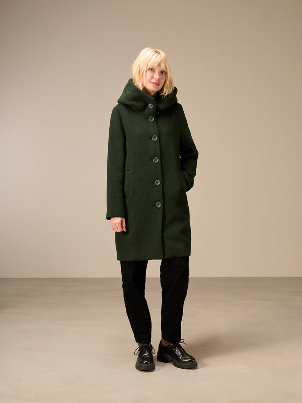 manteau à capuche