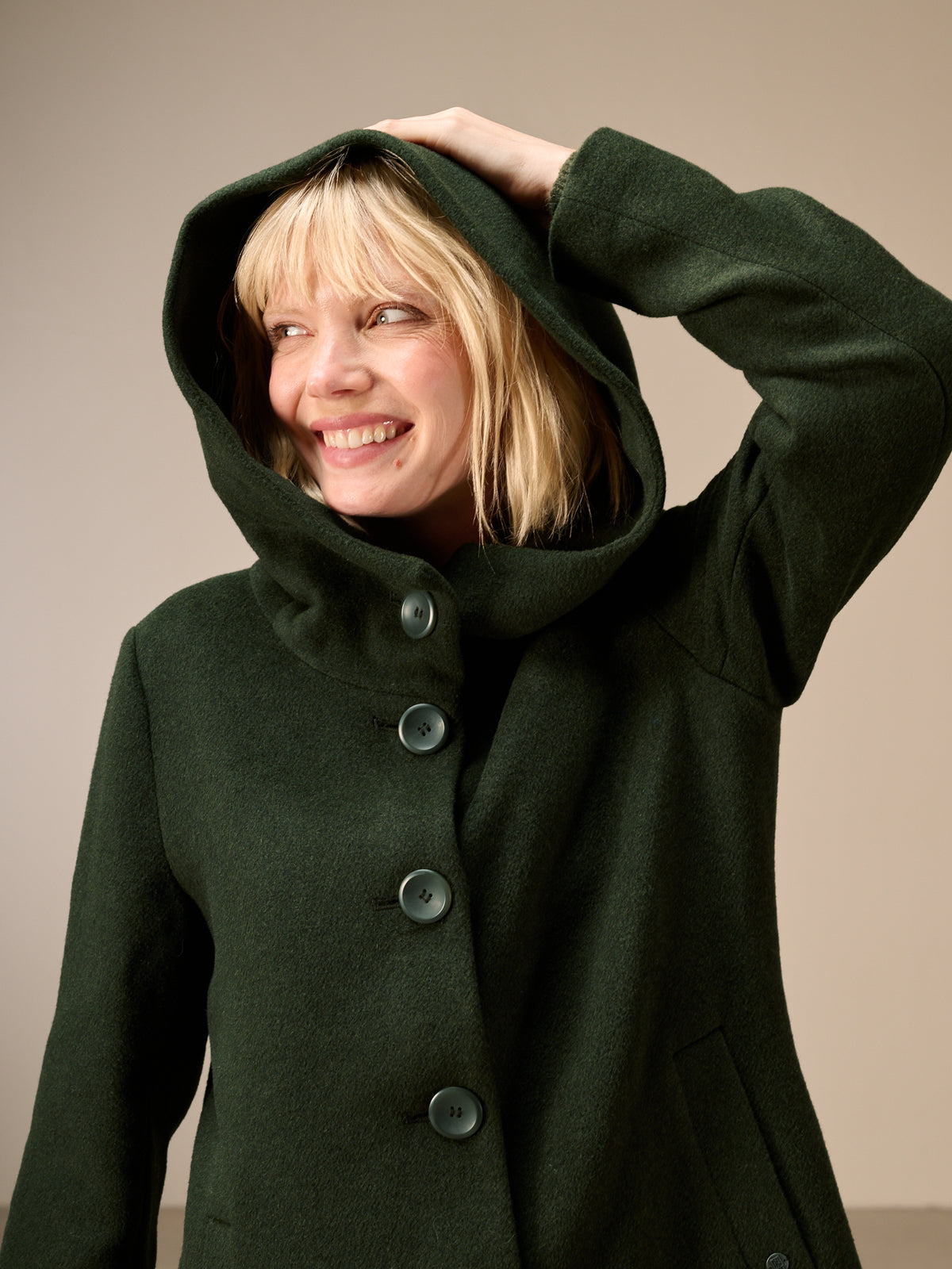 manteau à capuche