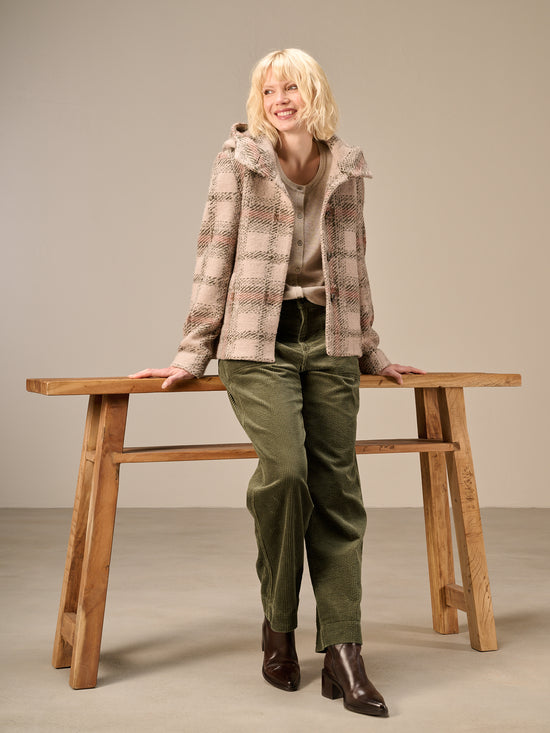 Jacke mit Karomuster