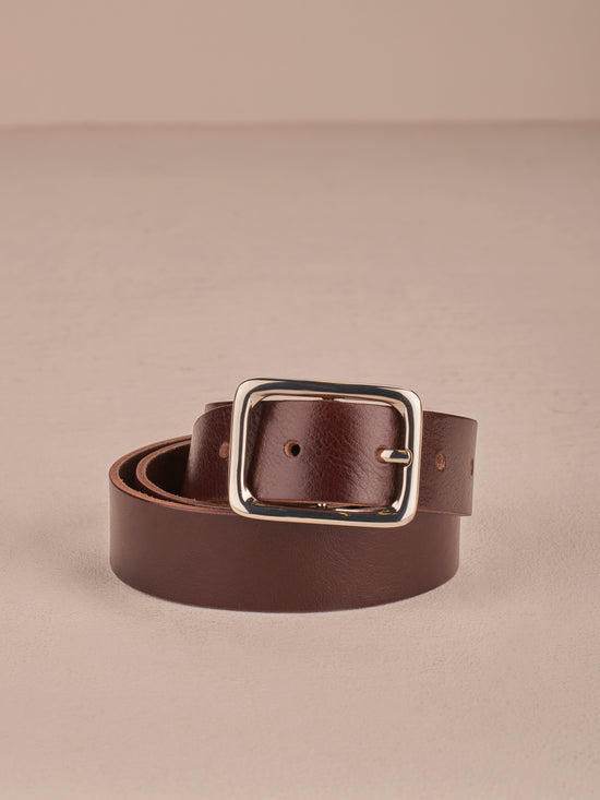 Leather belt
