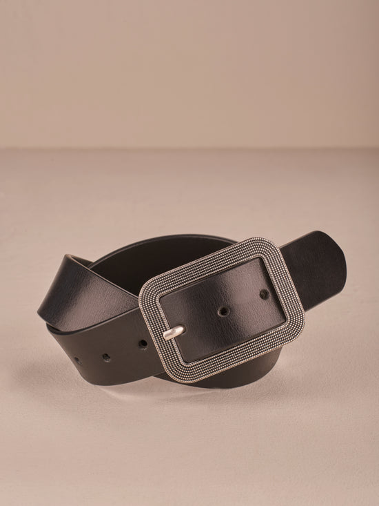 Leather belt