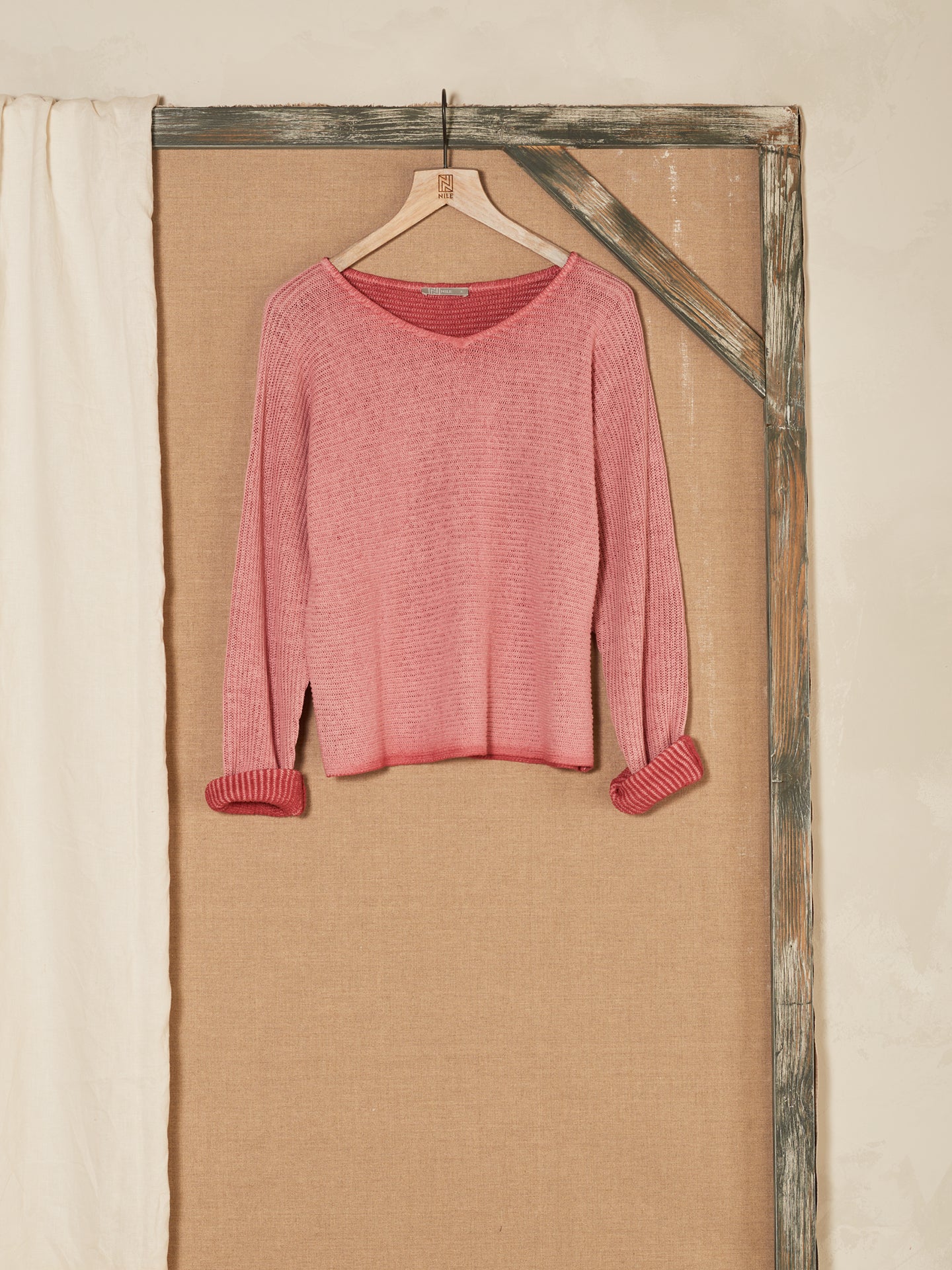 Maglione con scollo a V