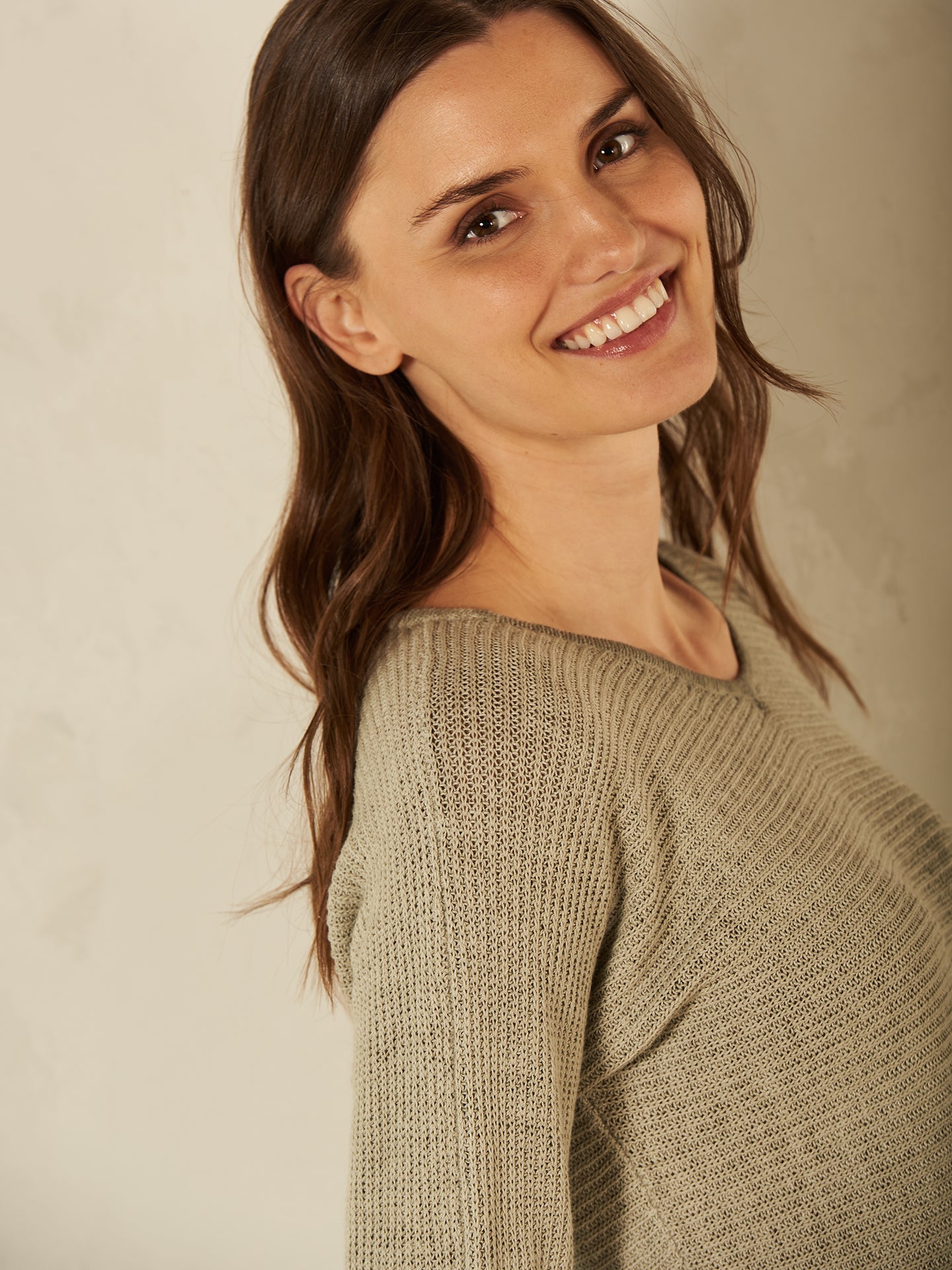 Maglione con scollo a V