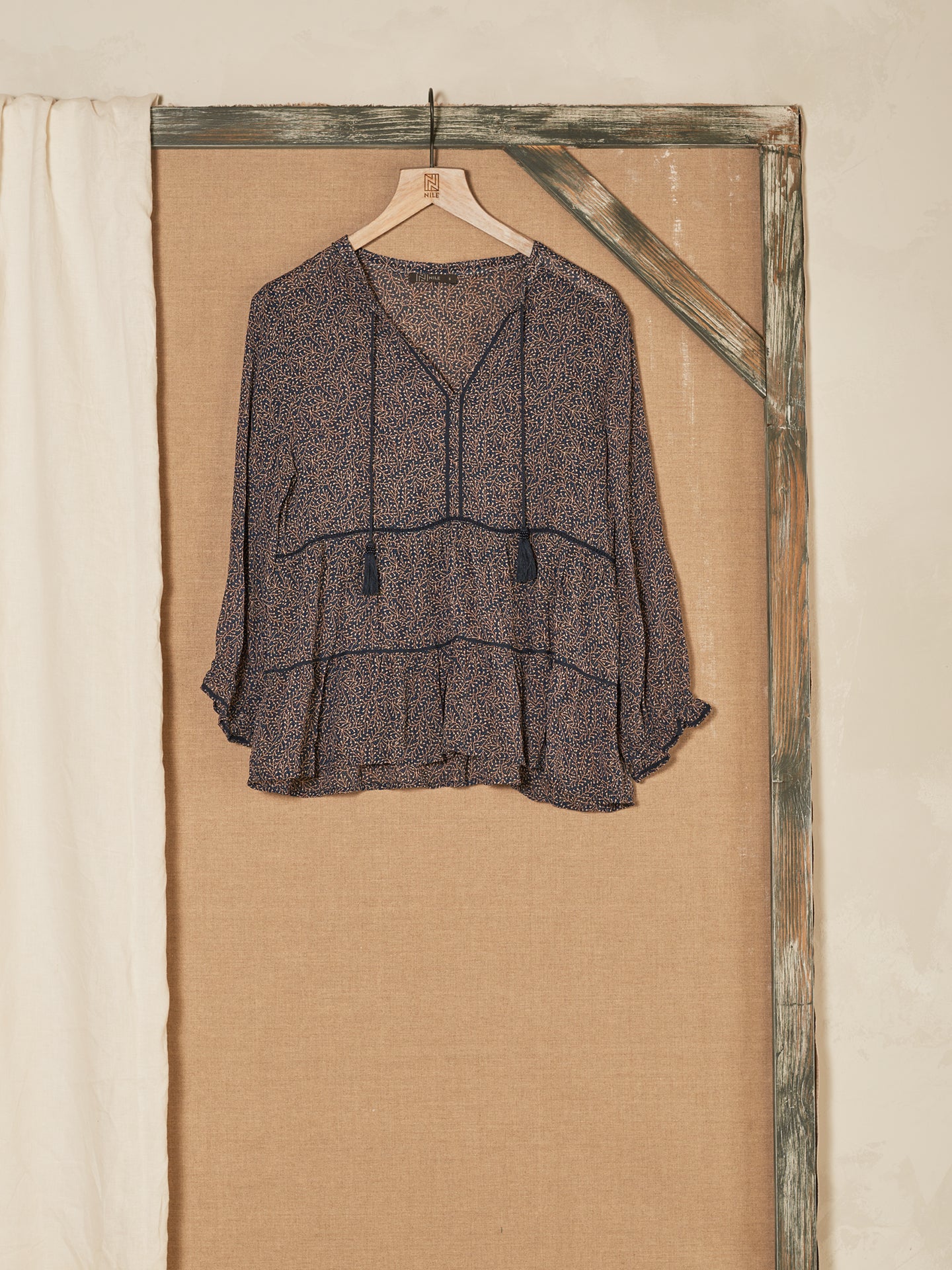 Blusa con volant