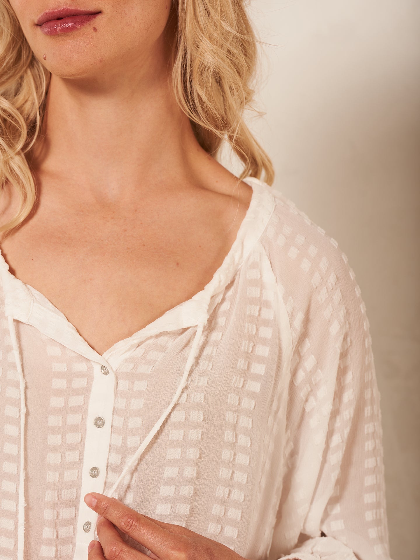 Bluse einfarbig