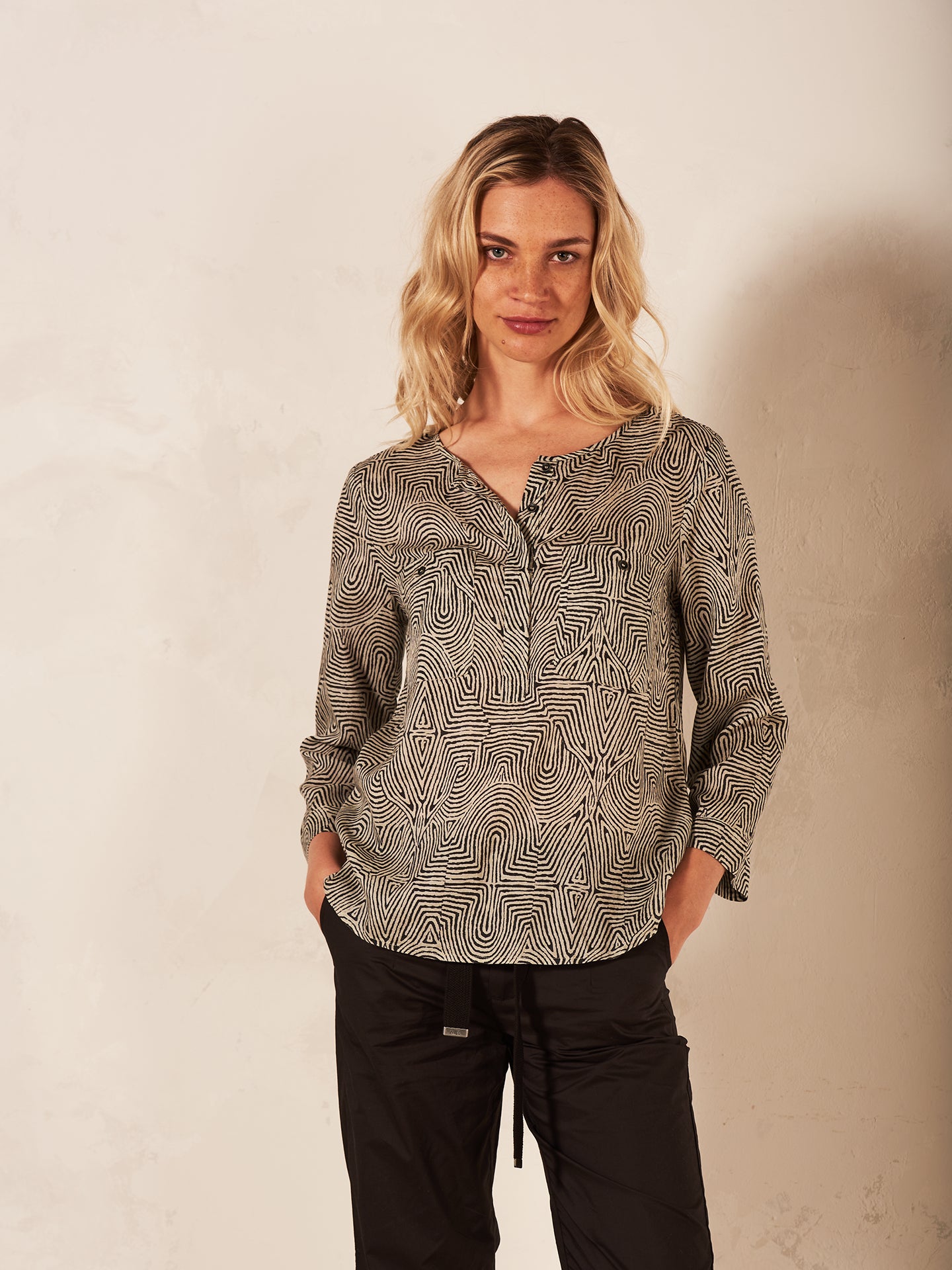 Printed blouse