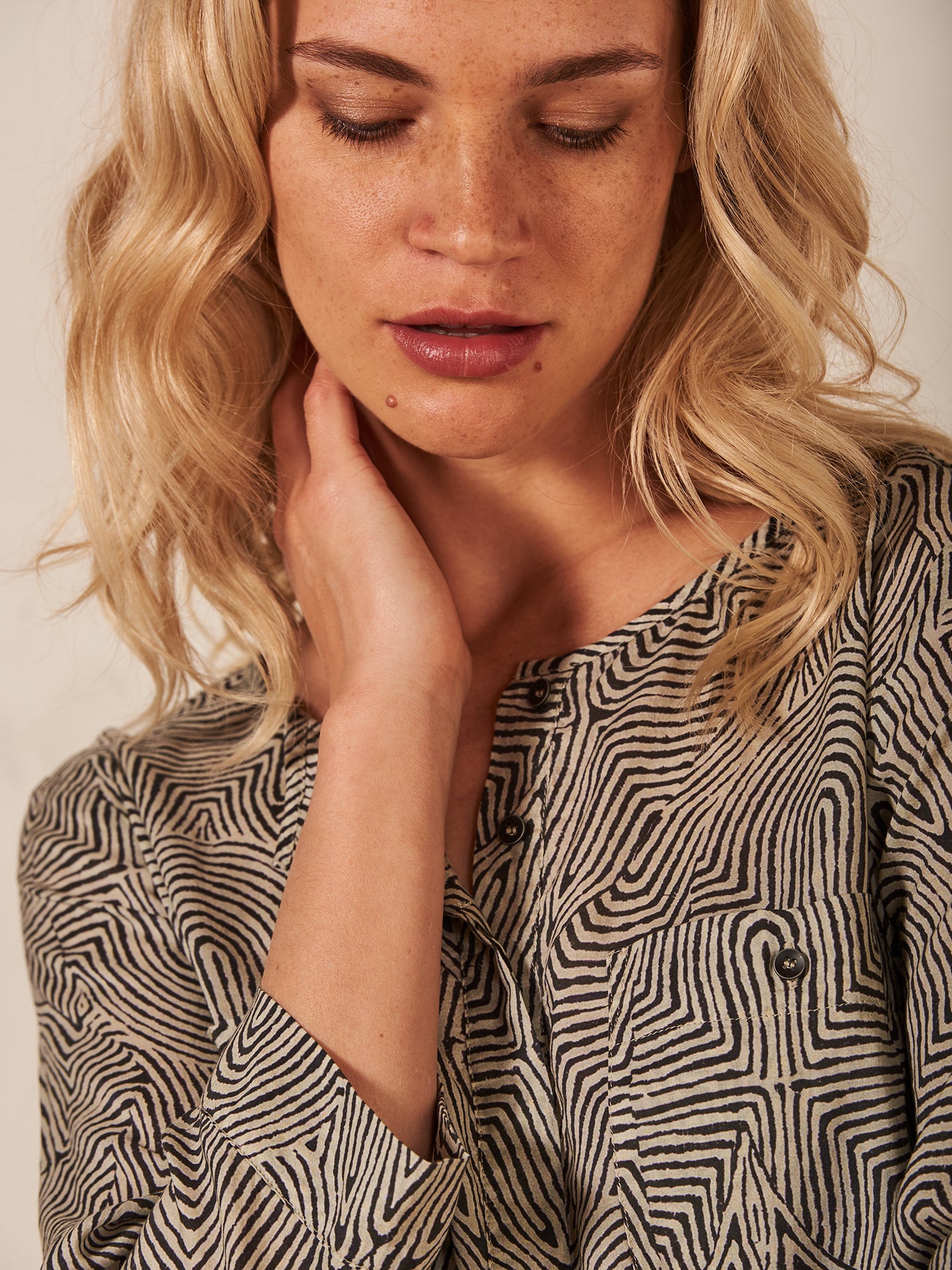 Printed blouse