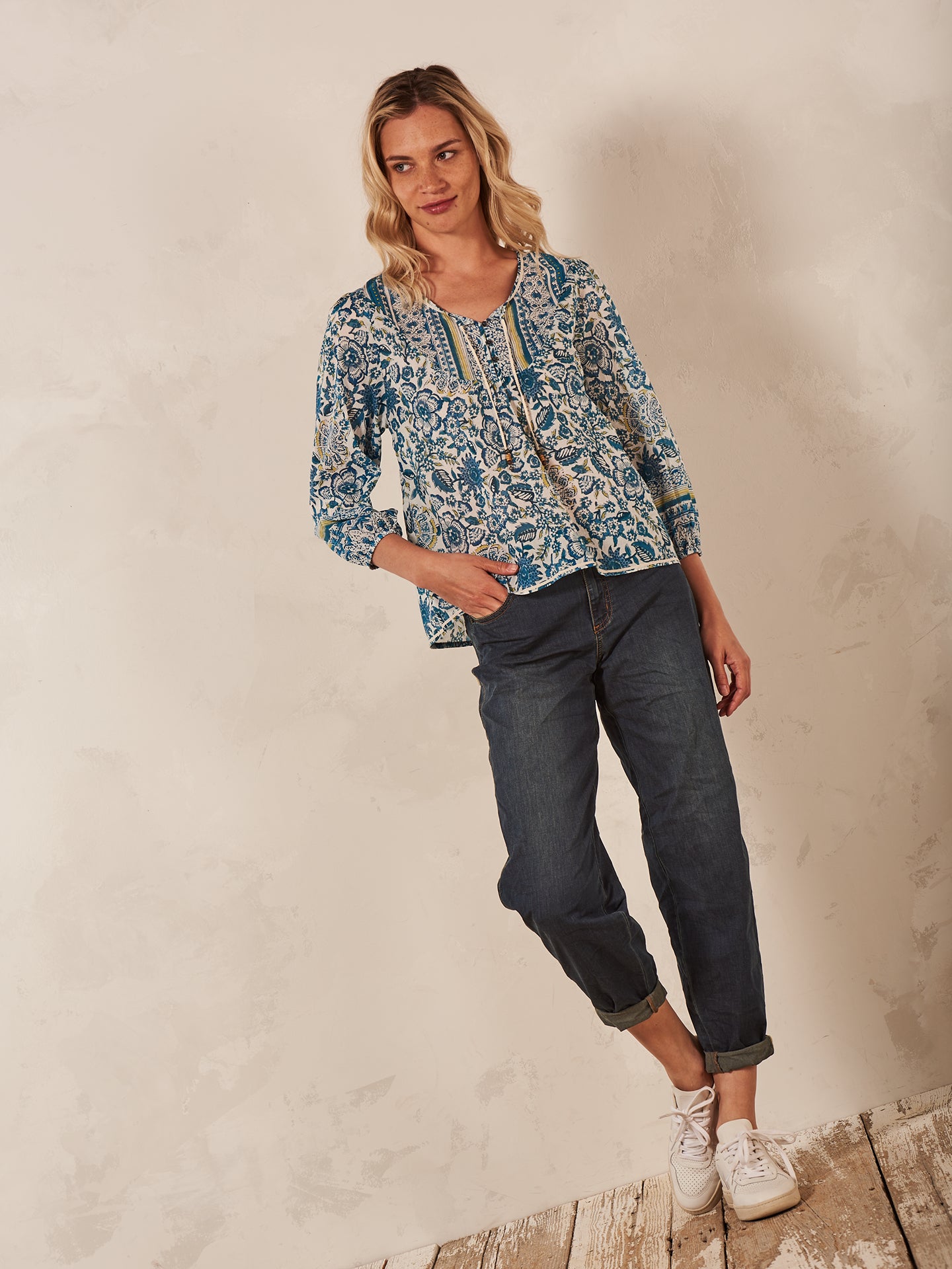 Jeans barrel fit