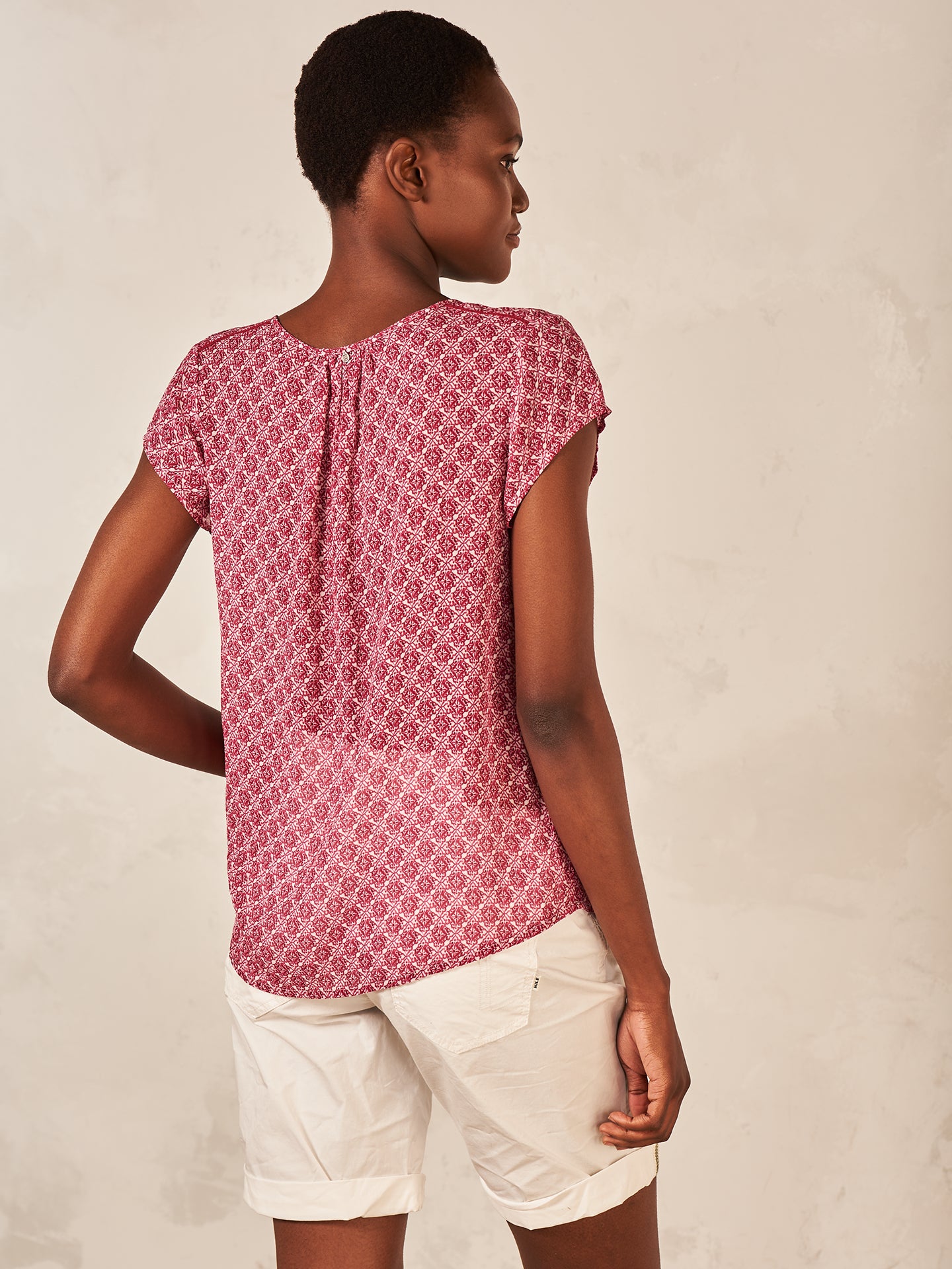 Bluse mit Druck
