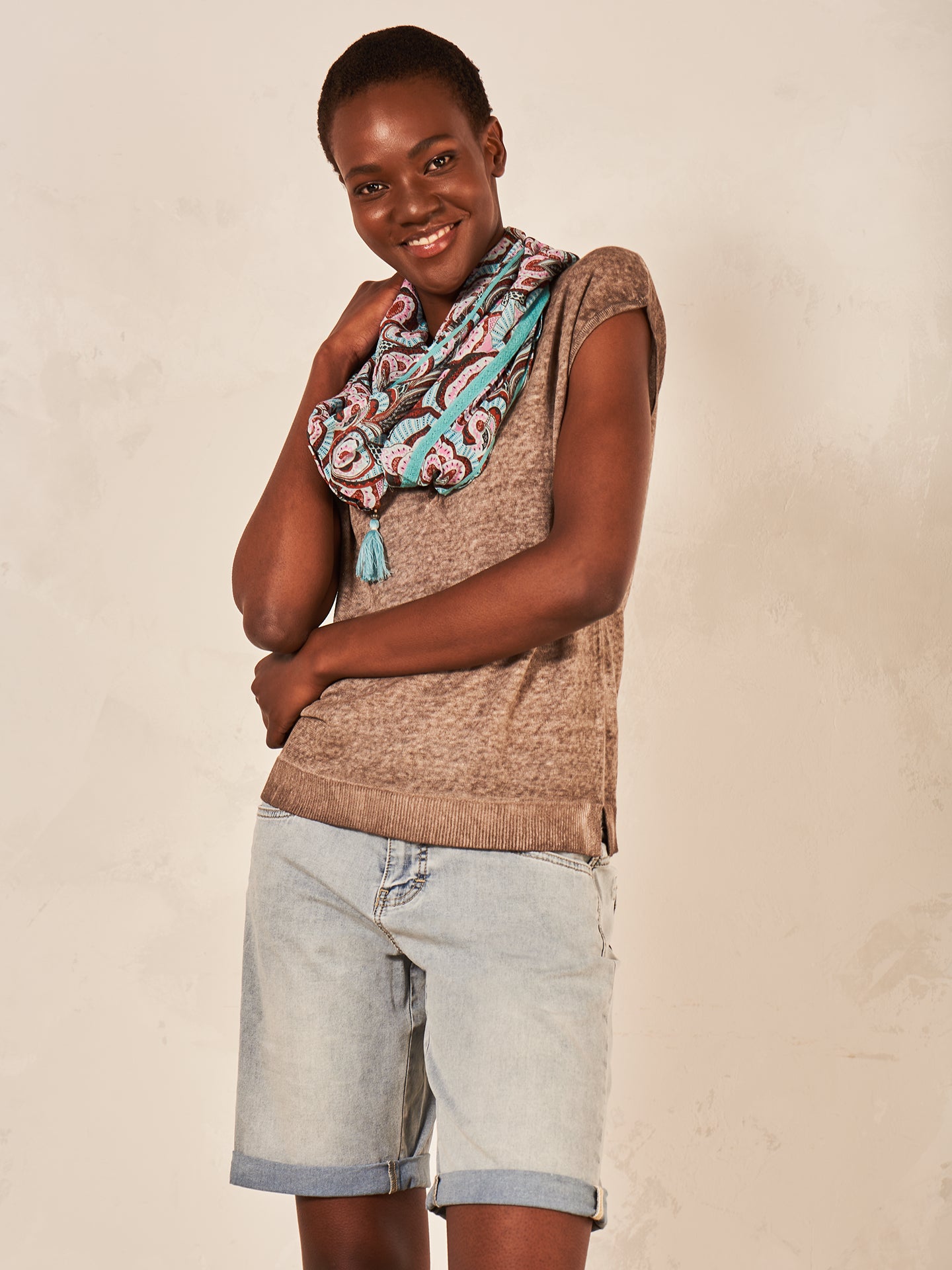foulard imprimé