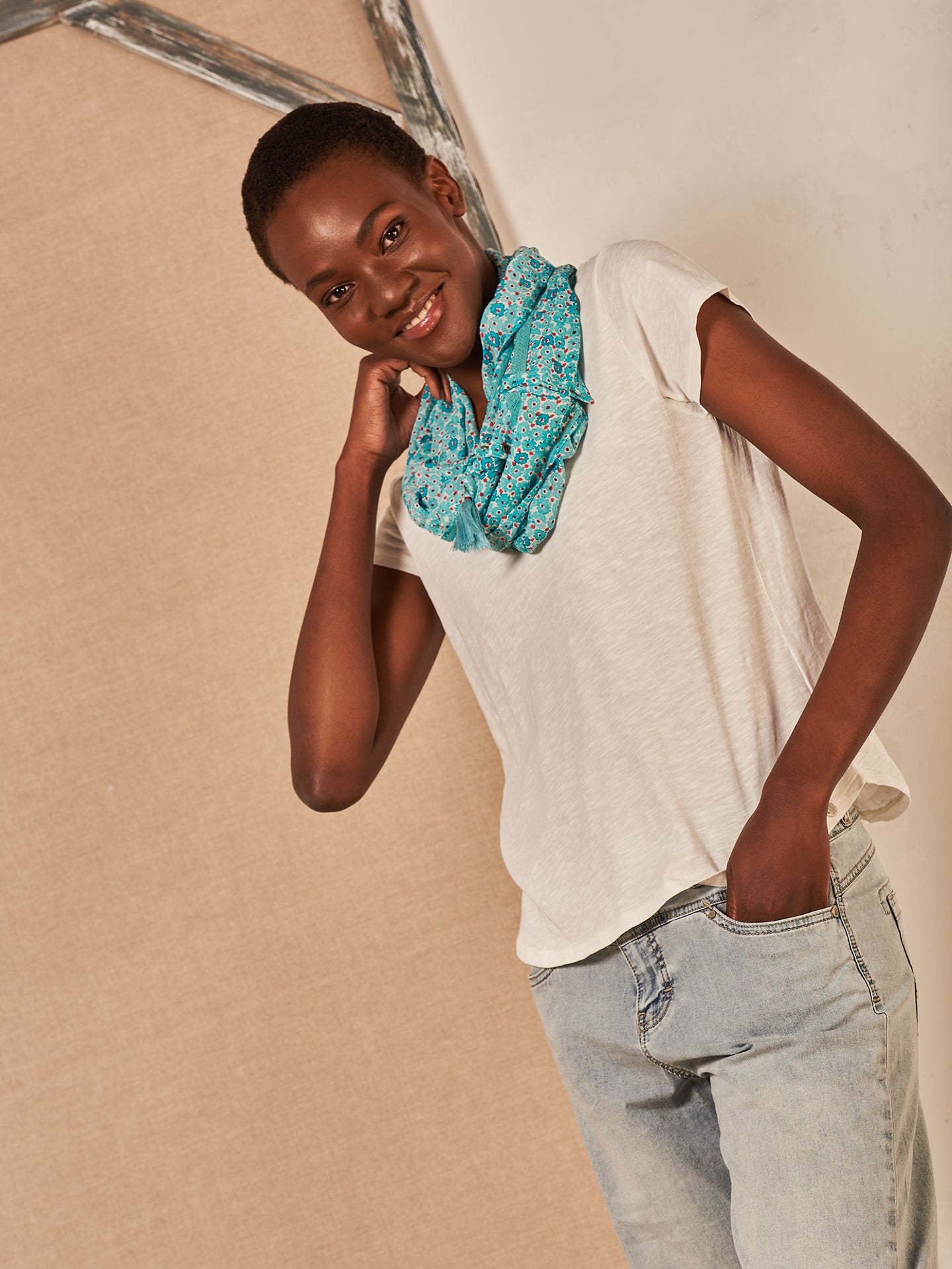 foulard imprimé