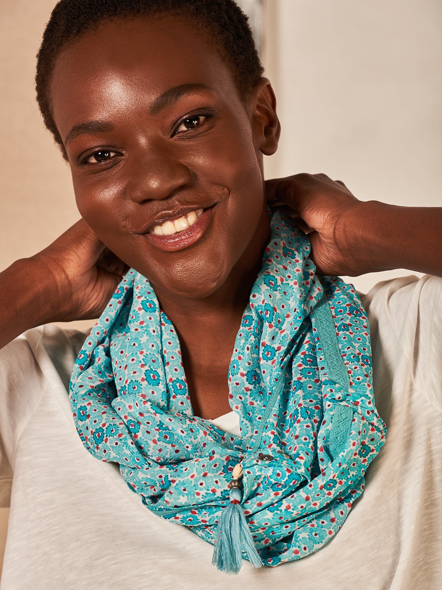 foulard imprimé