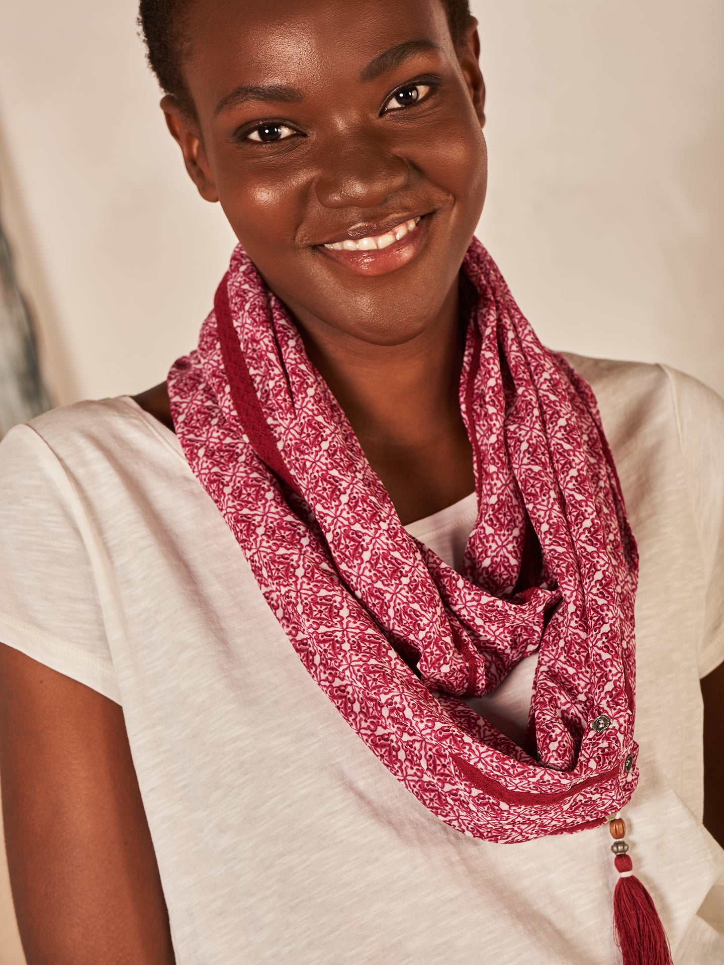 foulard imprimé