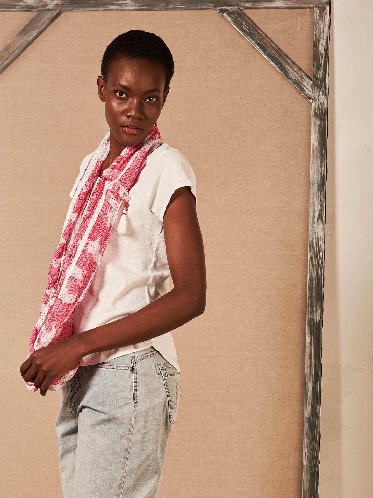 foulard imprimé
