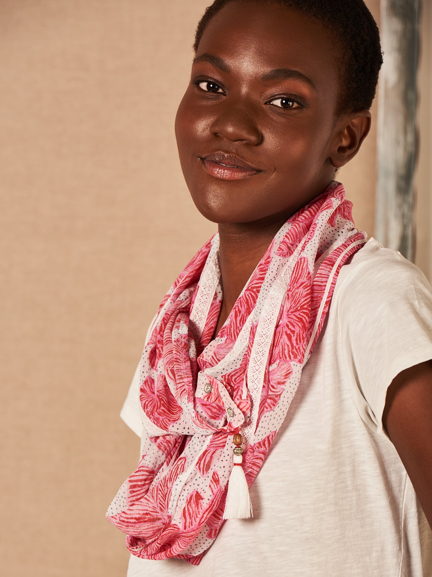 foulard imprimé