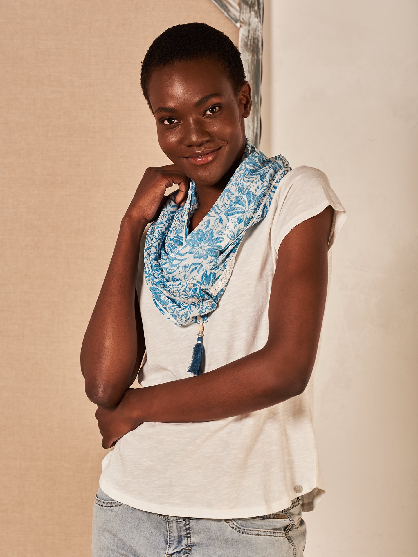 foulard imprimé