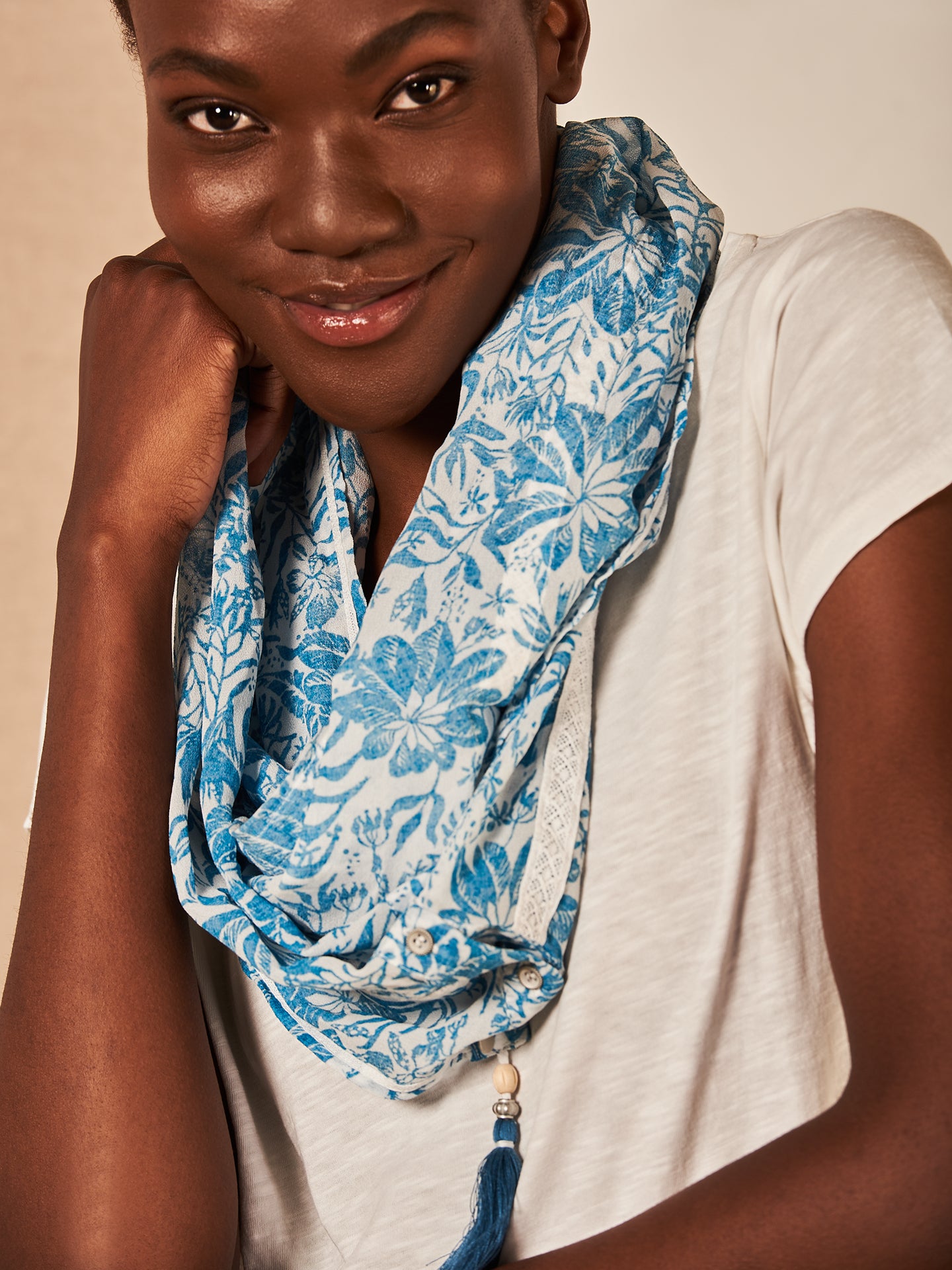 foulard imprimé