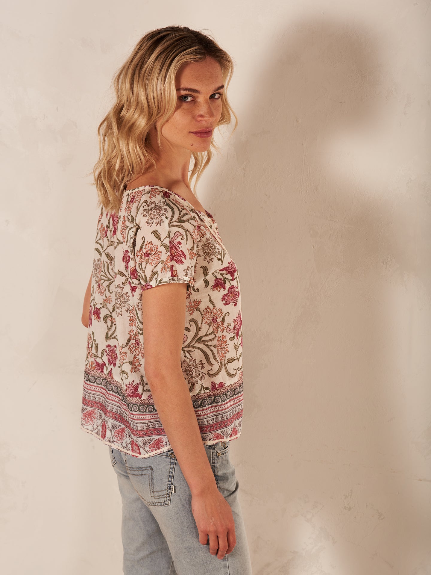 blouse imprimé