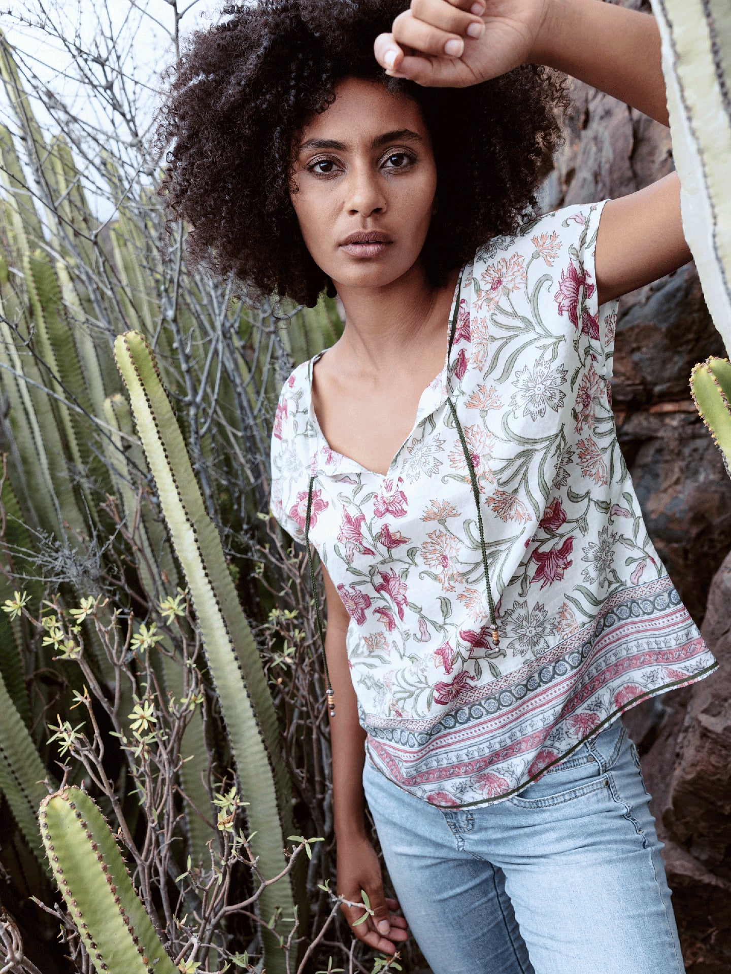 blouse imprimé