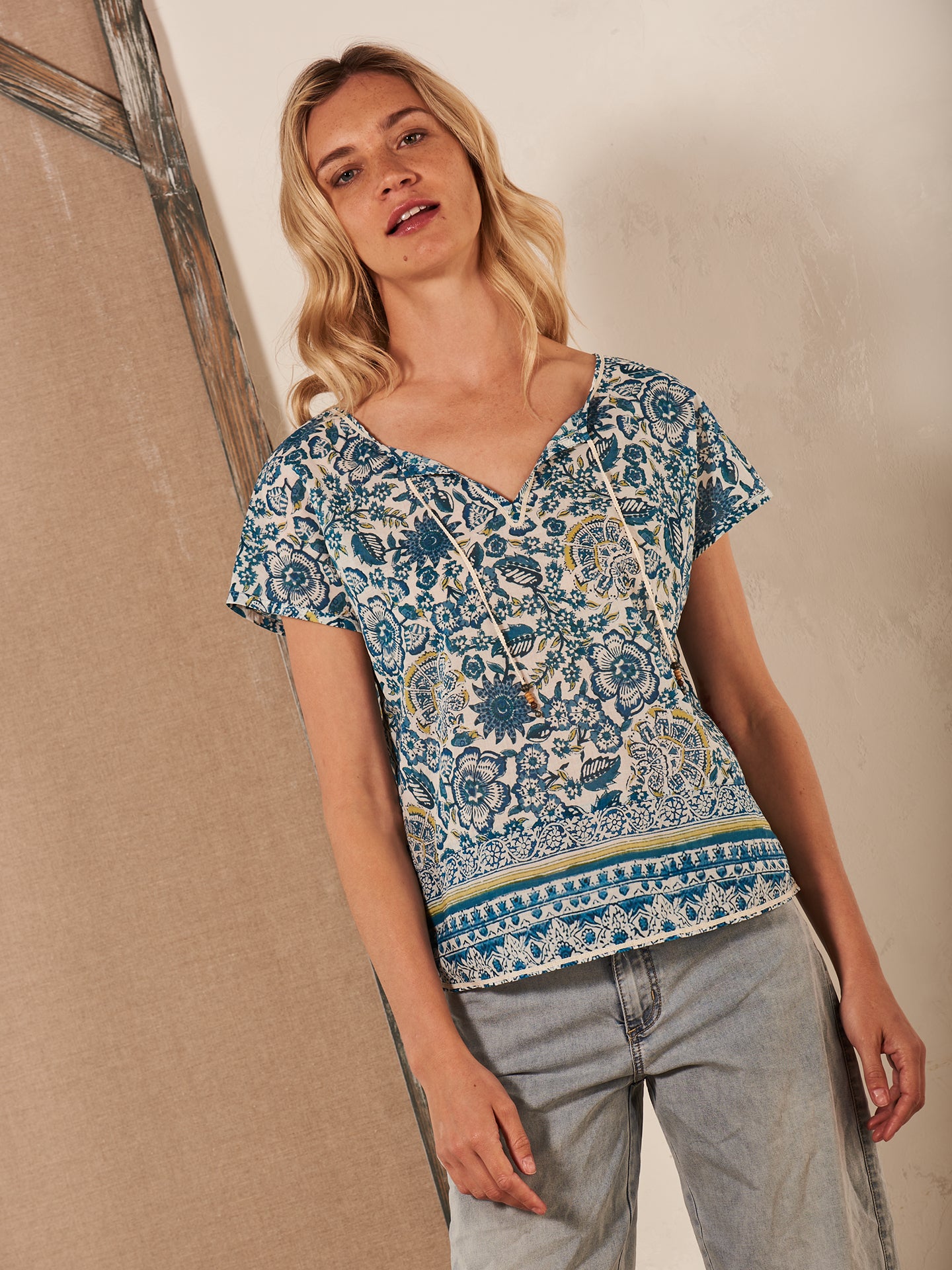blouse imprimé