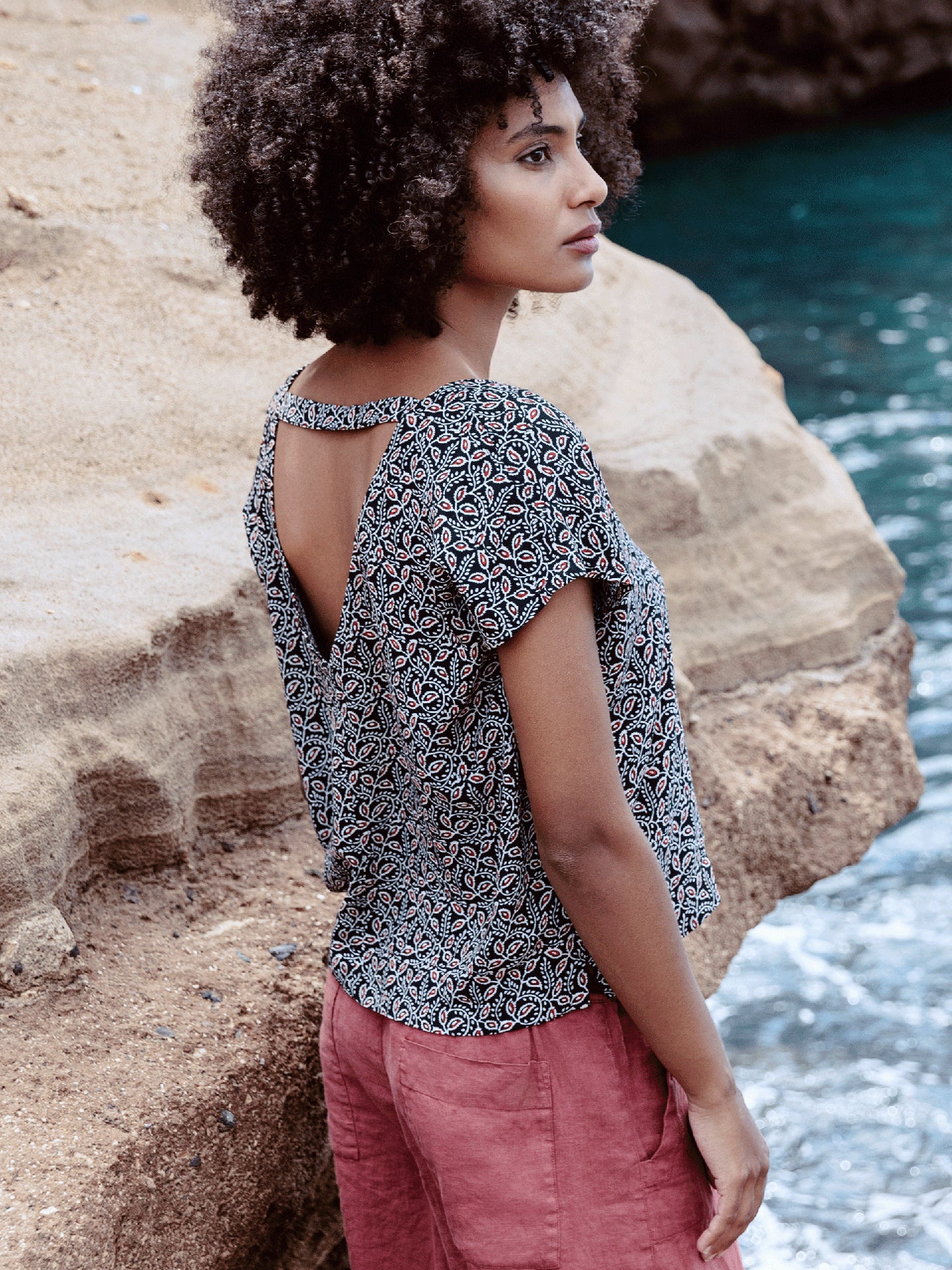 blouse imprimé
