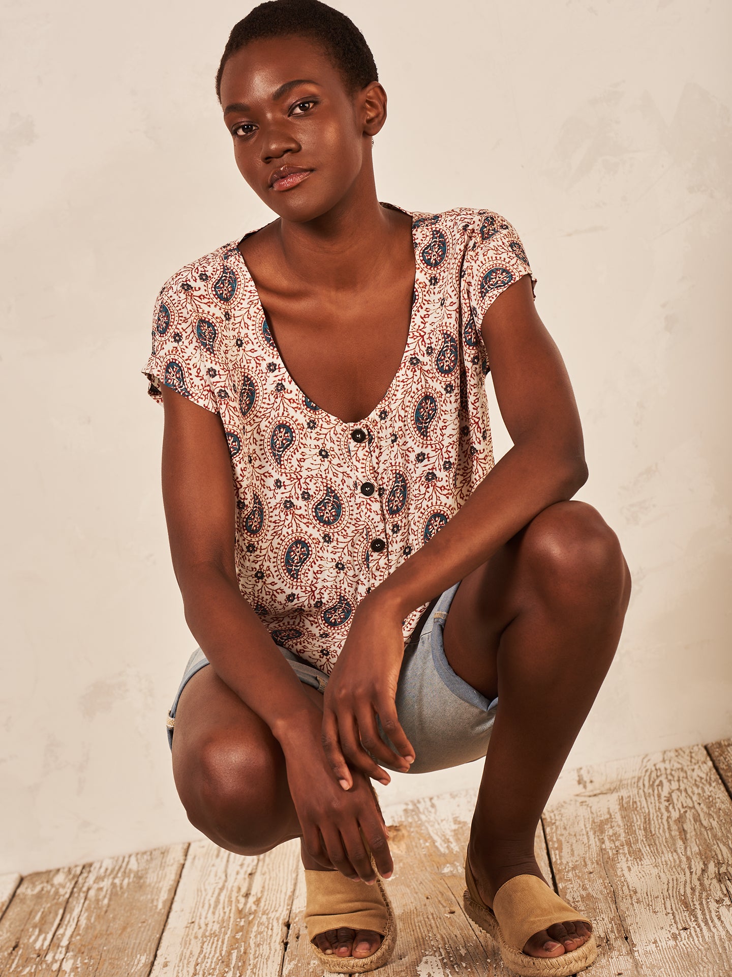 blouse imprimé