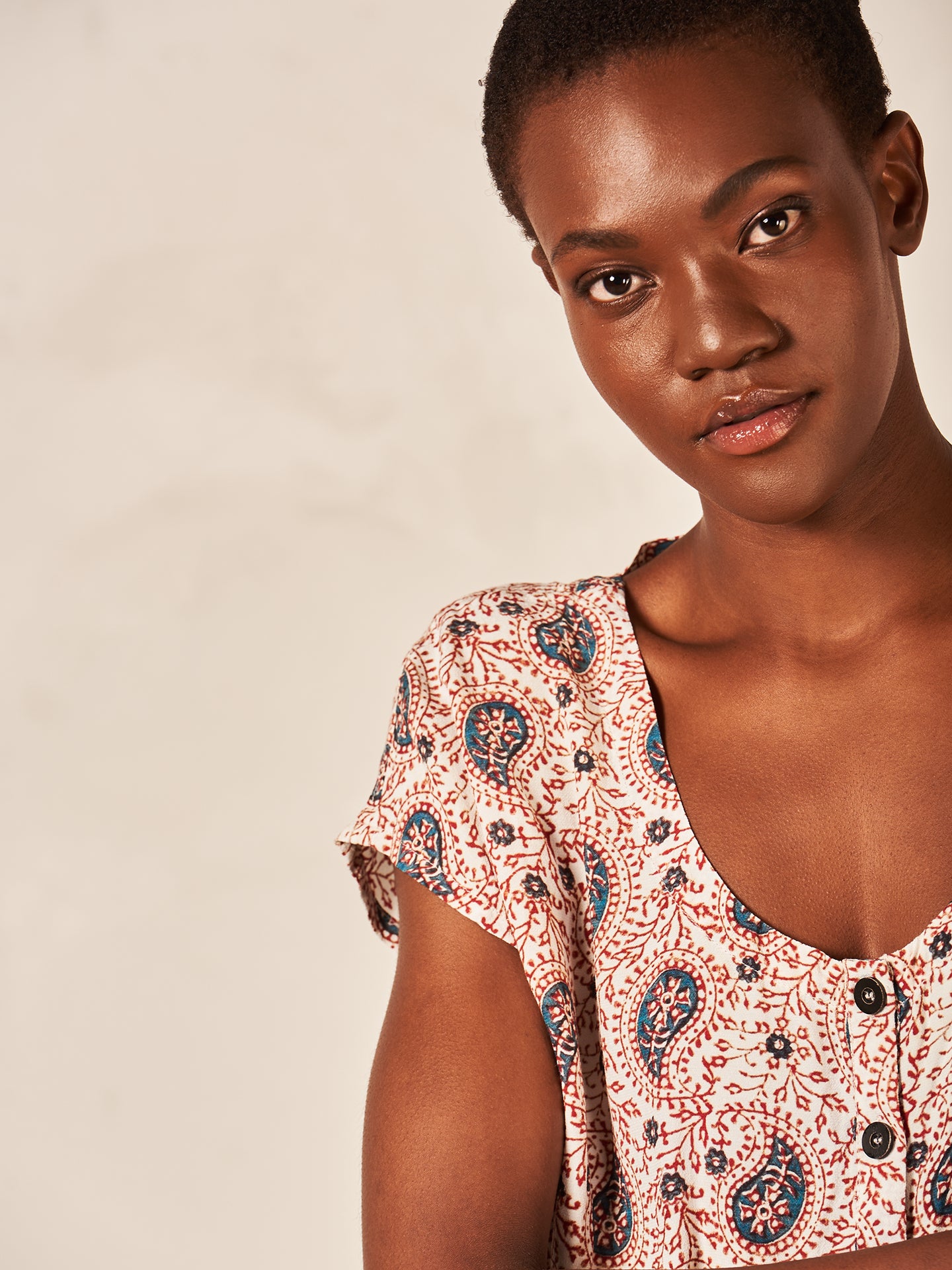 blouse imprimé