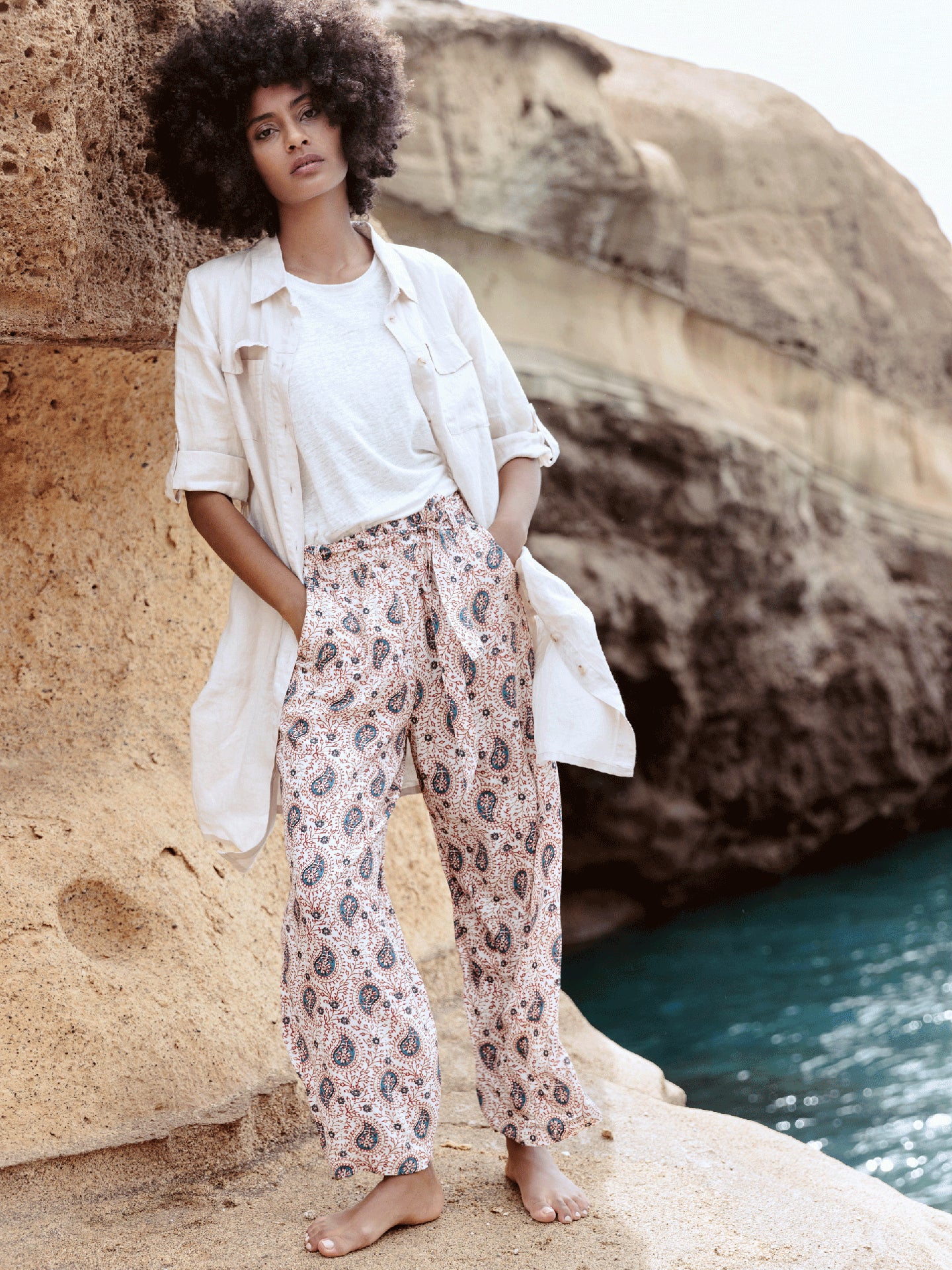 pantalon imprimé