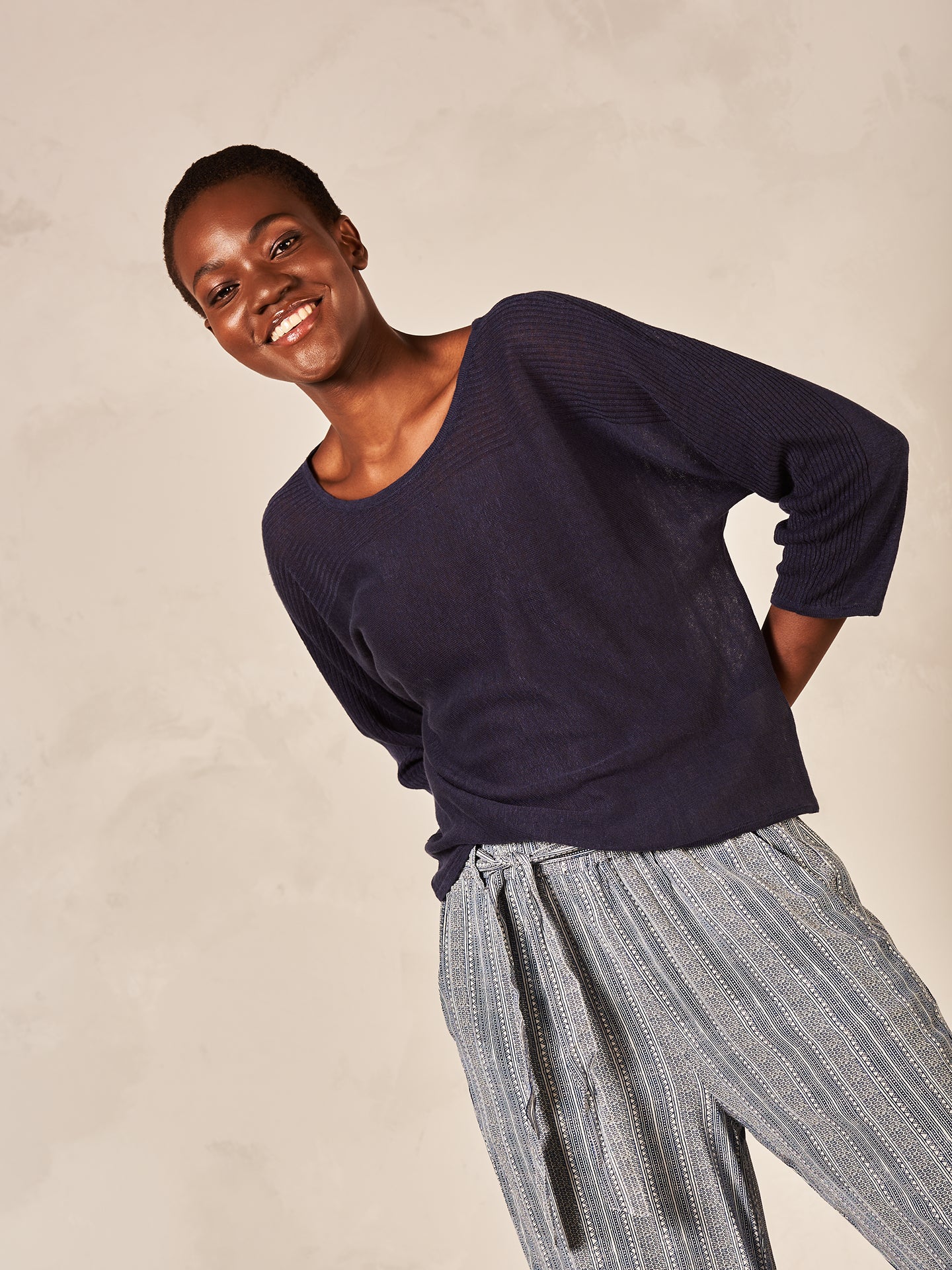 Leinenpullover