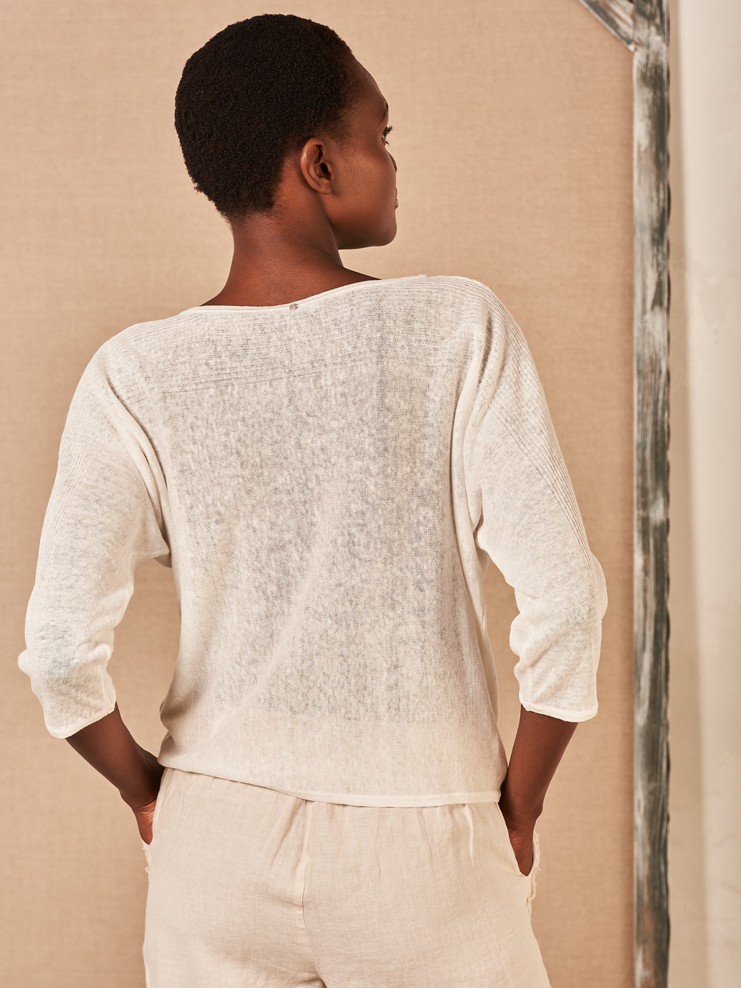 Leinenpullover