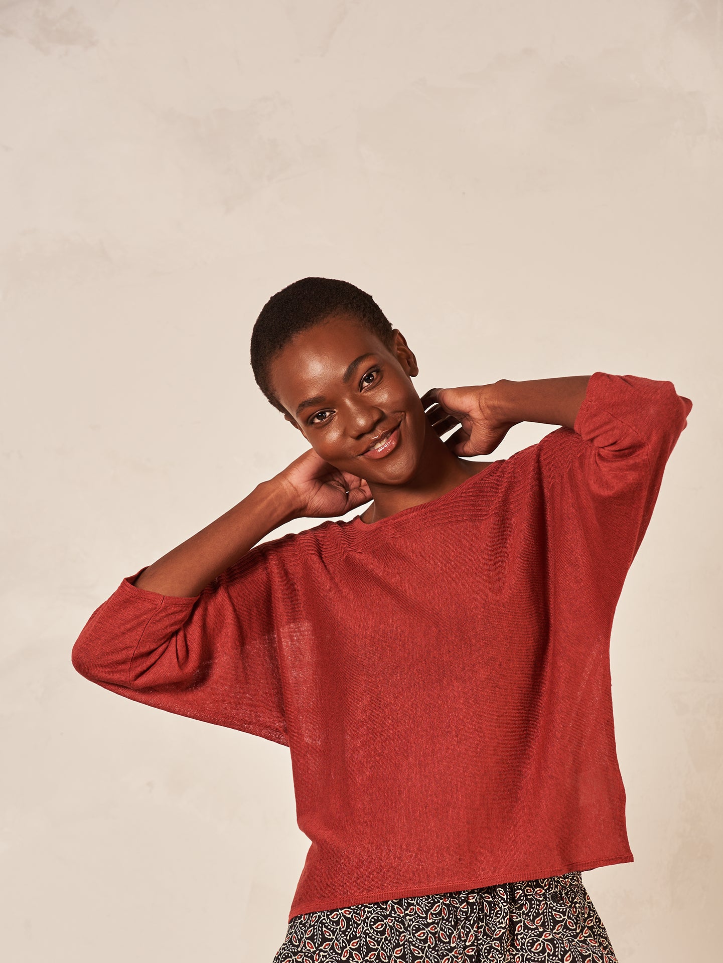 Leinenpullover