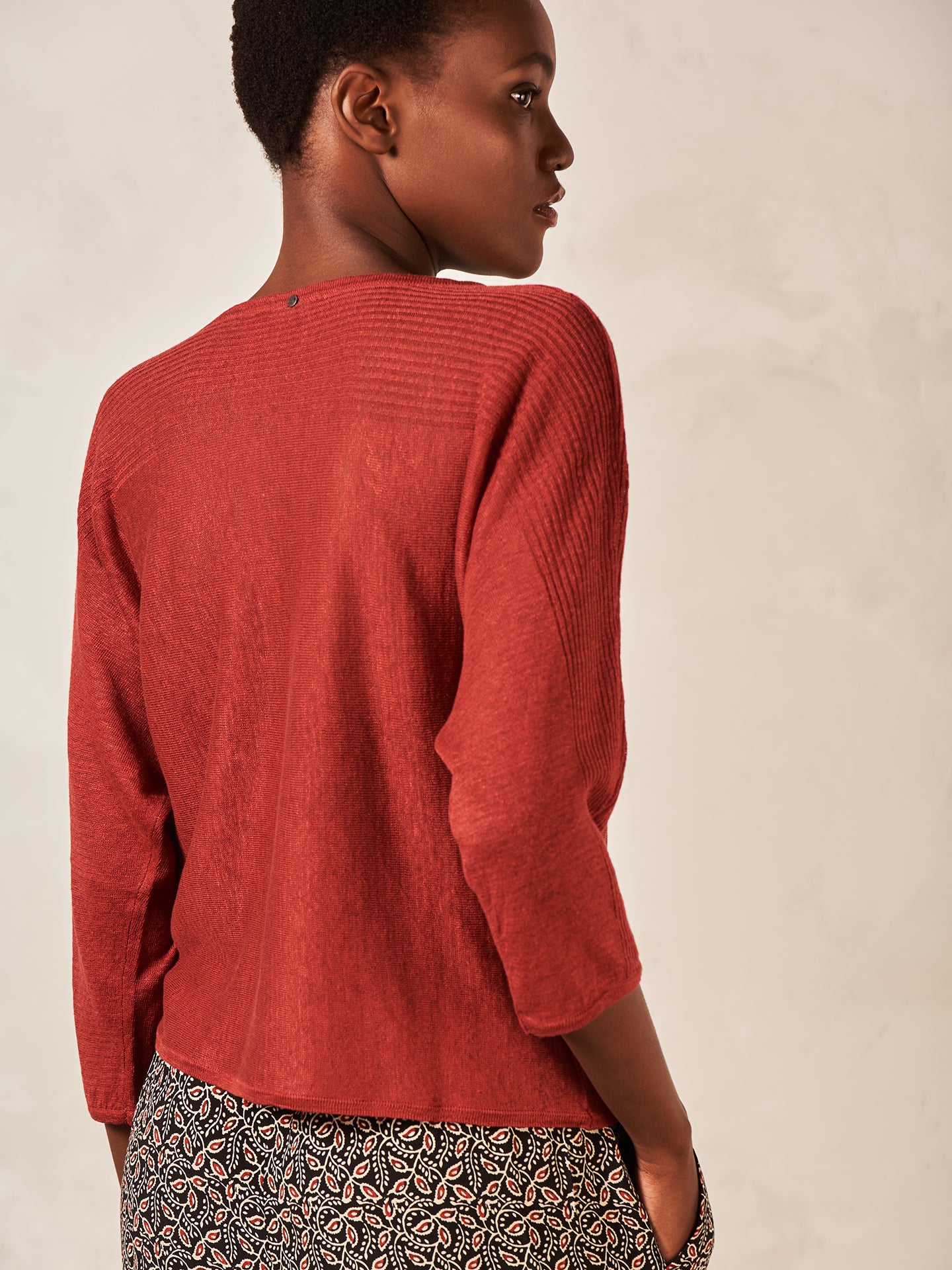 Leinenpullover