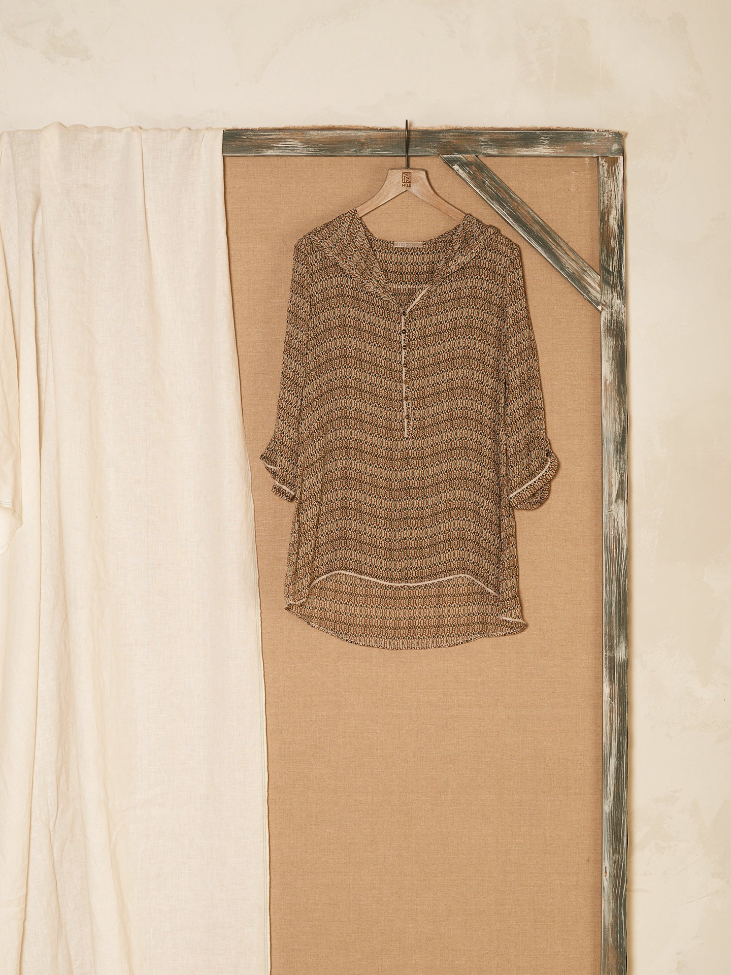 Bluse mit Kapuze