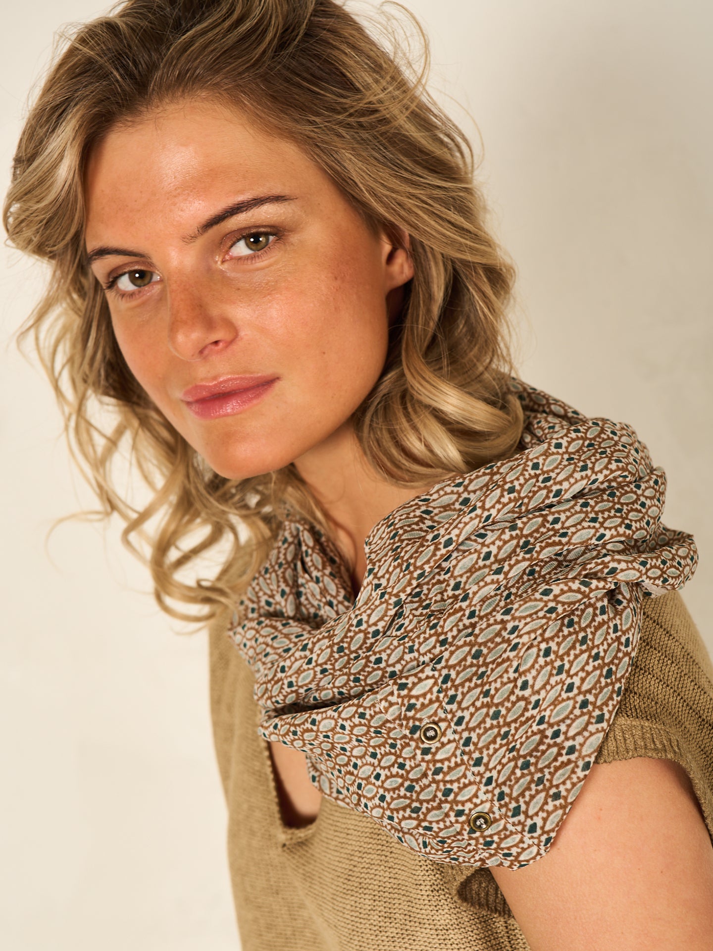foulard imprimé