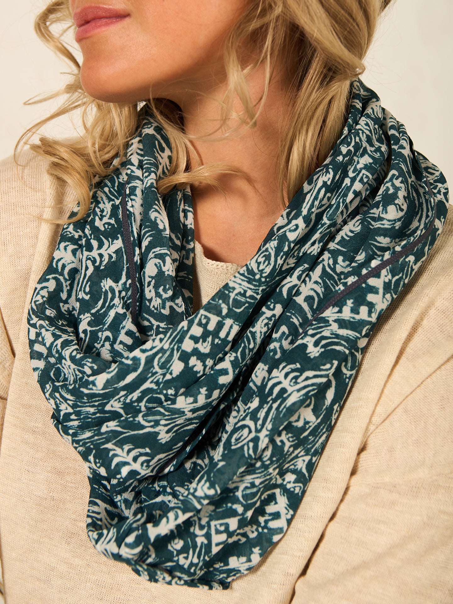 foulard imprimé