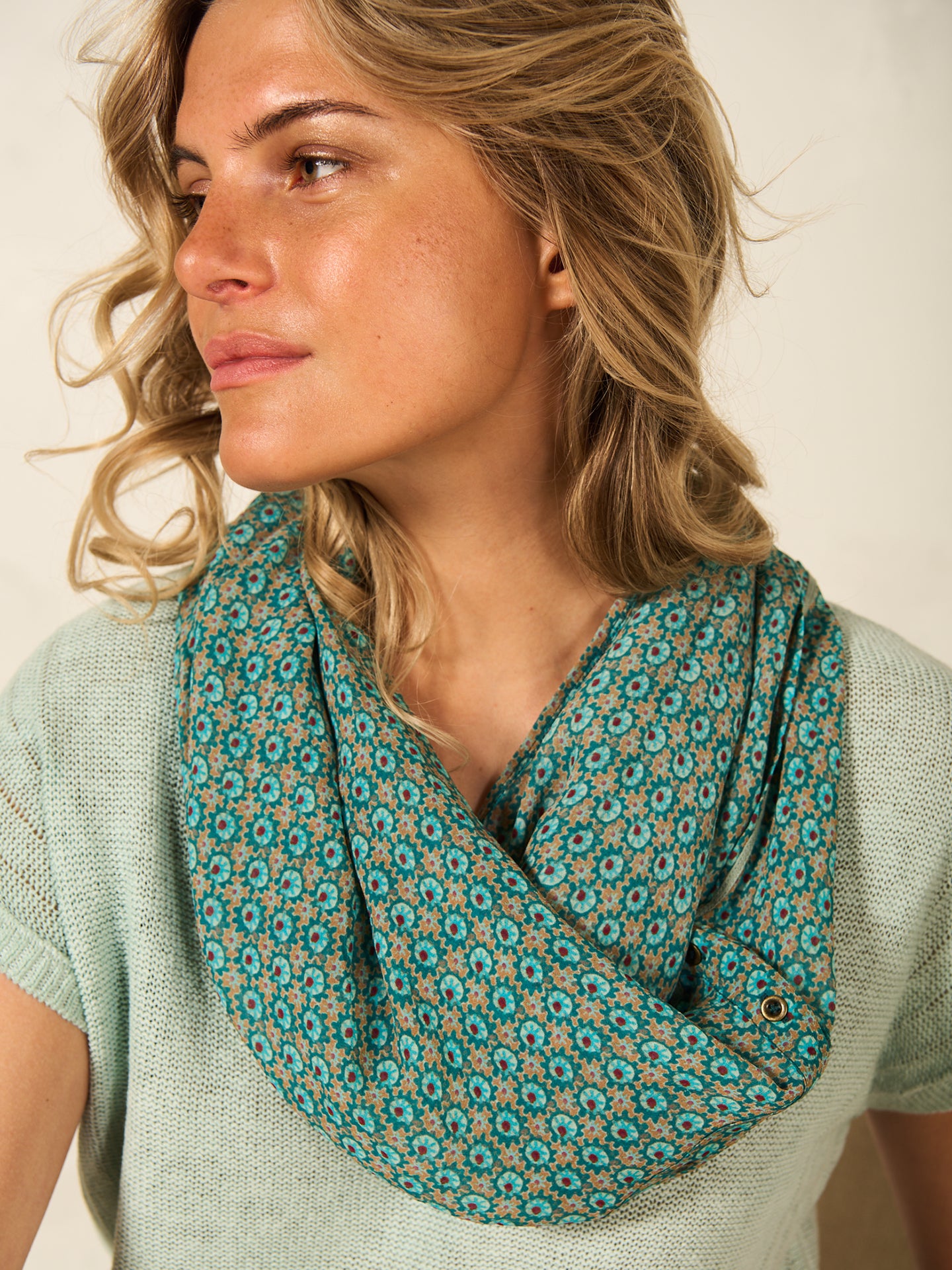 foulard imprimé