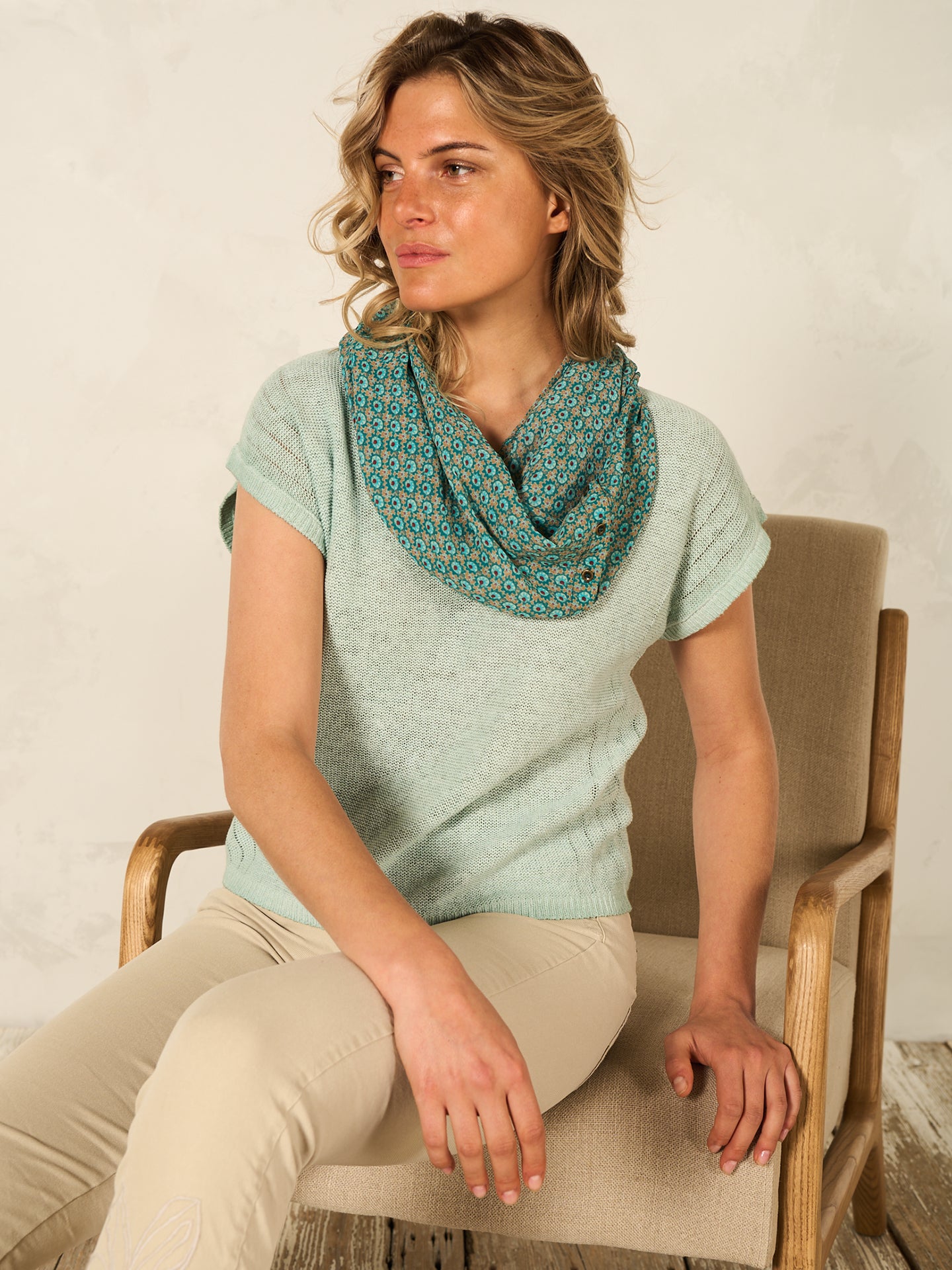foulard imprimé
