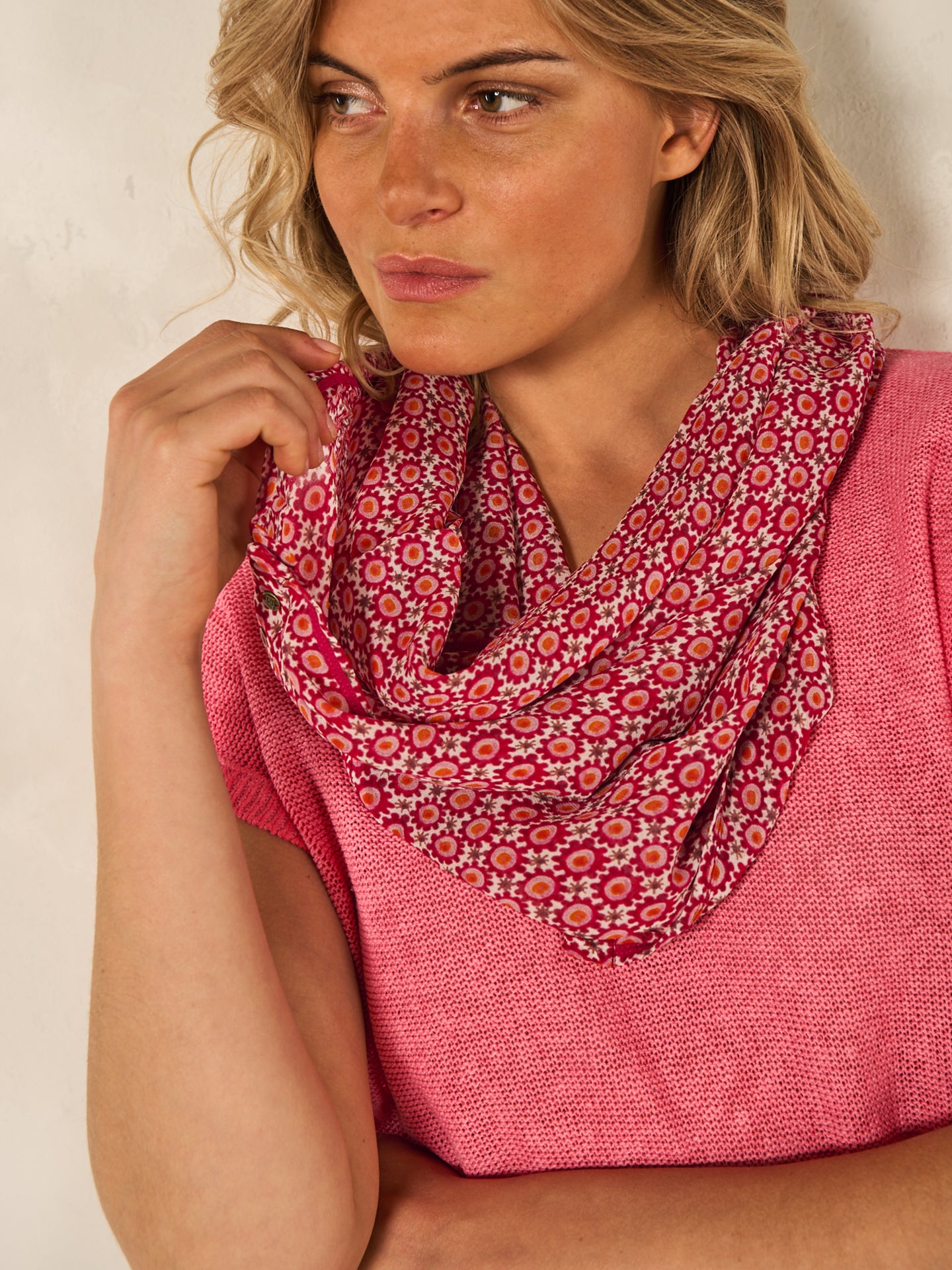 foulard imprimé