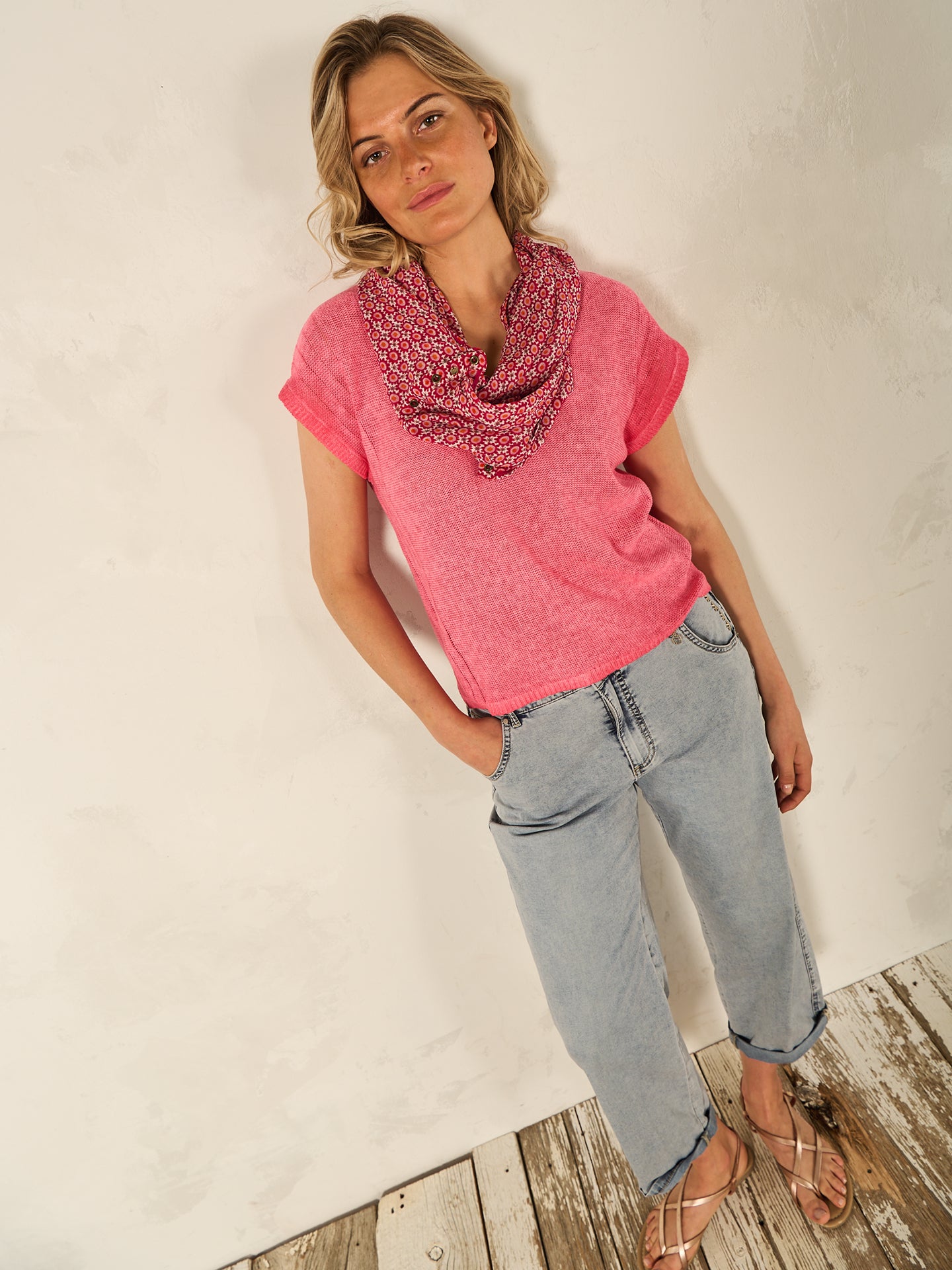 foulard imprimé